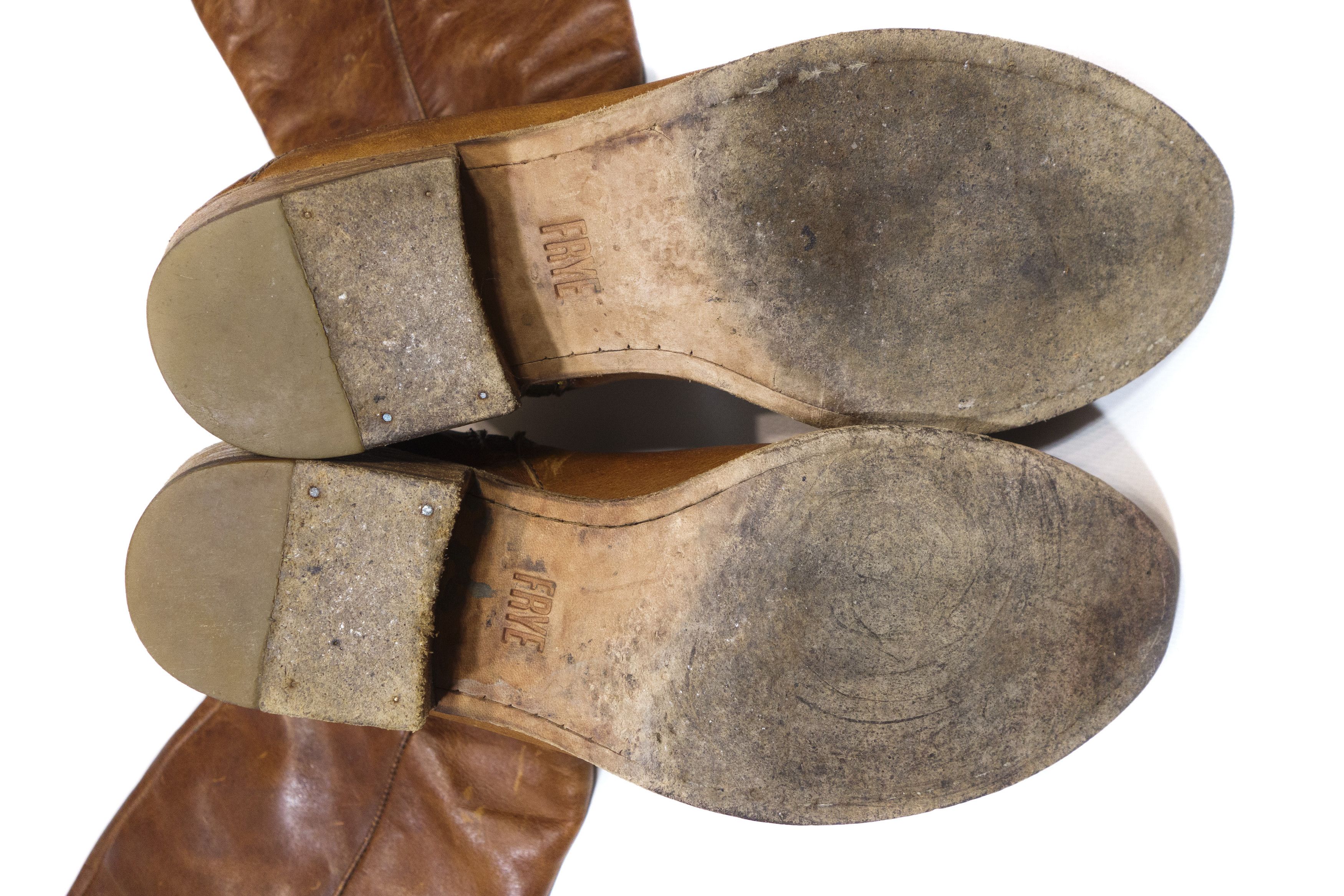 Frye Cowboy Leather High Boots Vintage Size US 8 / IT 38 - 5 Thumbnail