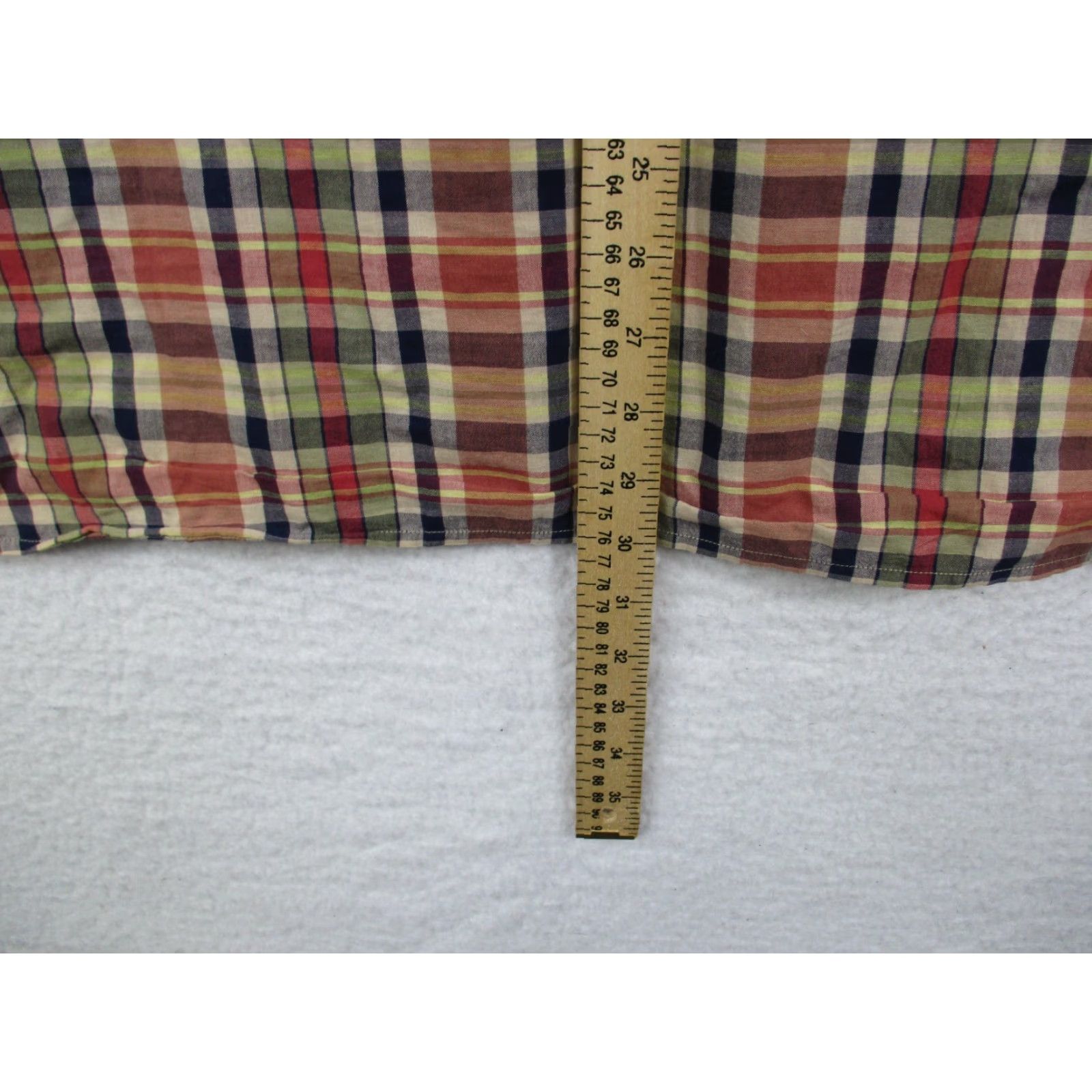 Lucky Brand VINTAGE Lucky Brand Dungarees Shirt Mens XXL Plaid Short Sleeve Button-Up Size US 39 - 5 Thumbnail