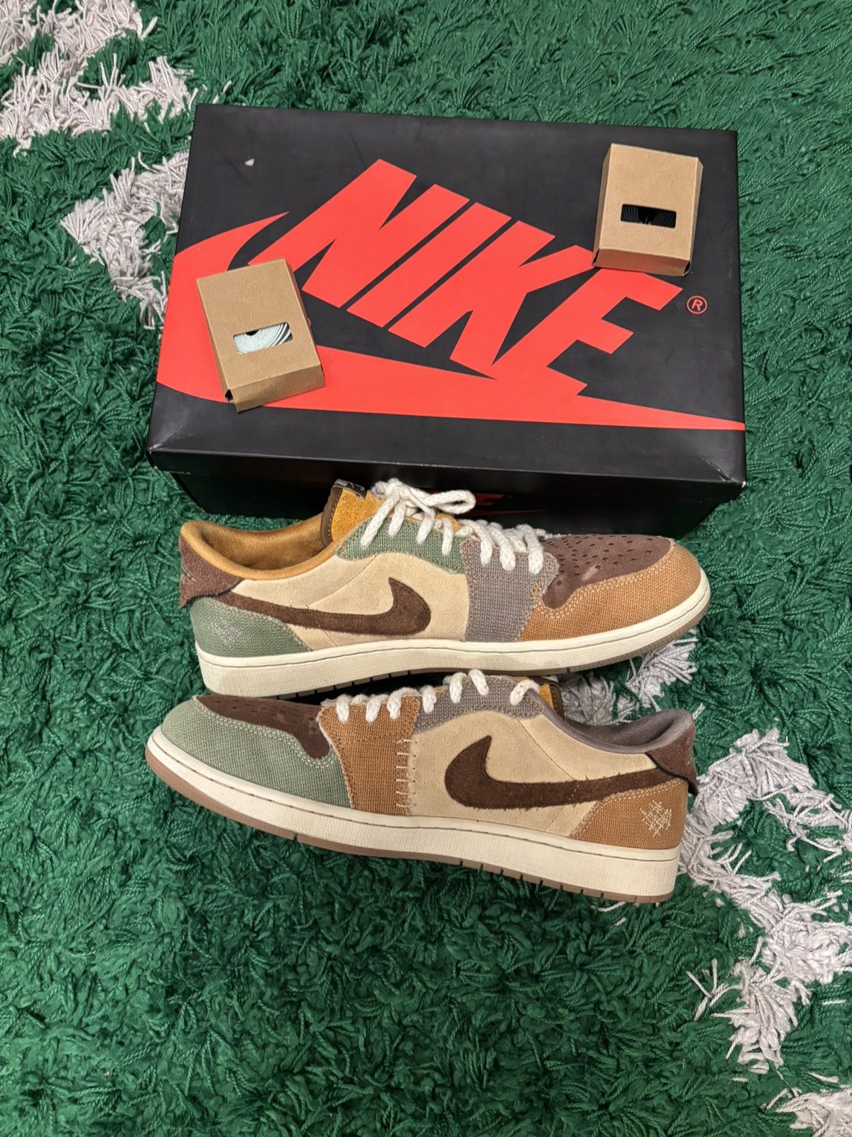 Jordan Brand Jordan 1 Low Zion Williamson Voodoo Size US 13 / EU 46 - 3 Thumbnail