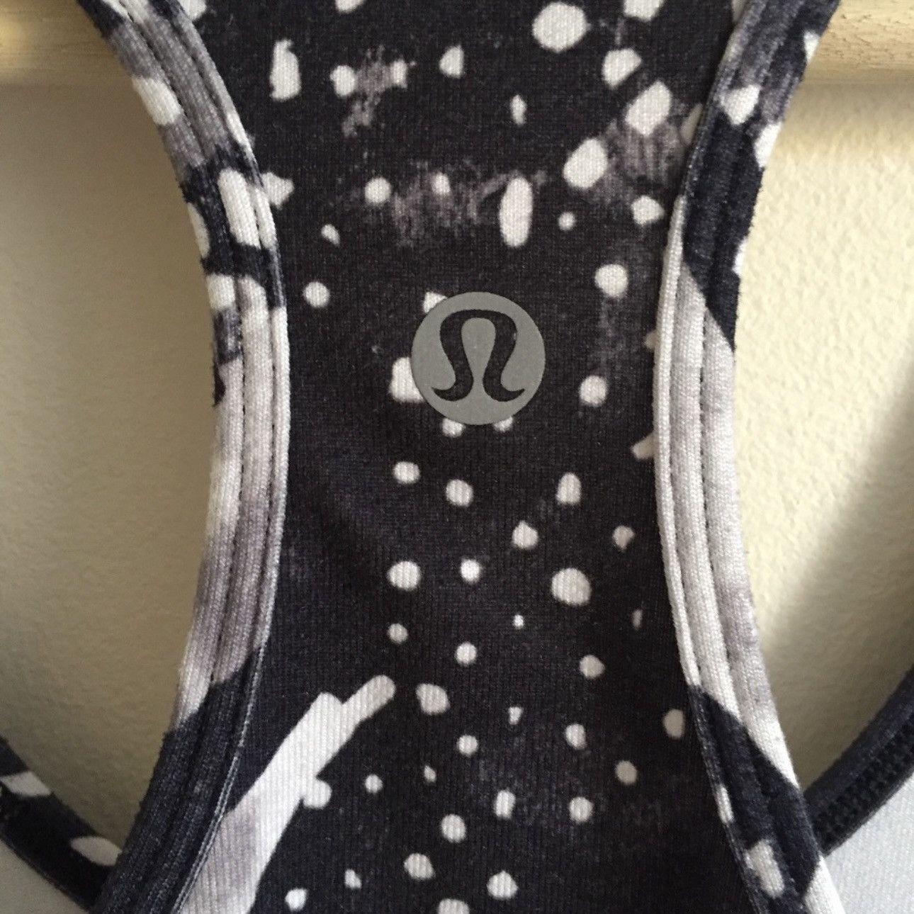 Lululemon LULULEMON Black White Static Mist Dot Stripe Cool Tank Top Size S / US 4 / IT 40 - 8 Thumbnail