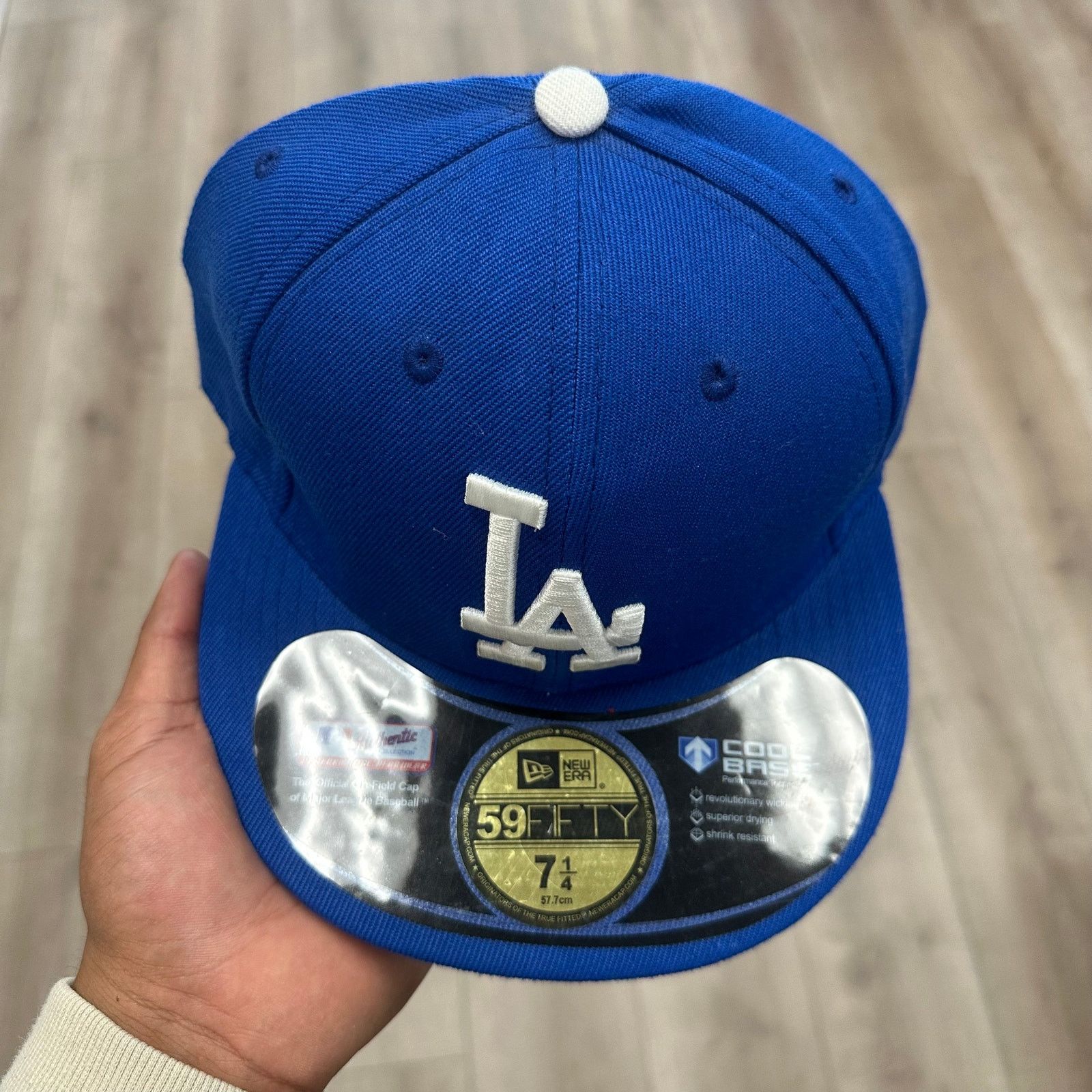 New Era Los Angeles Dodgers New Era Fitted Hat Cap Royal Size 7 1/4 Size ONE SIZE - 3 Thumbnail