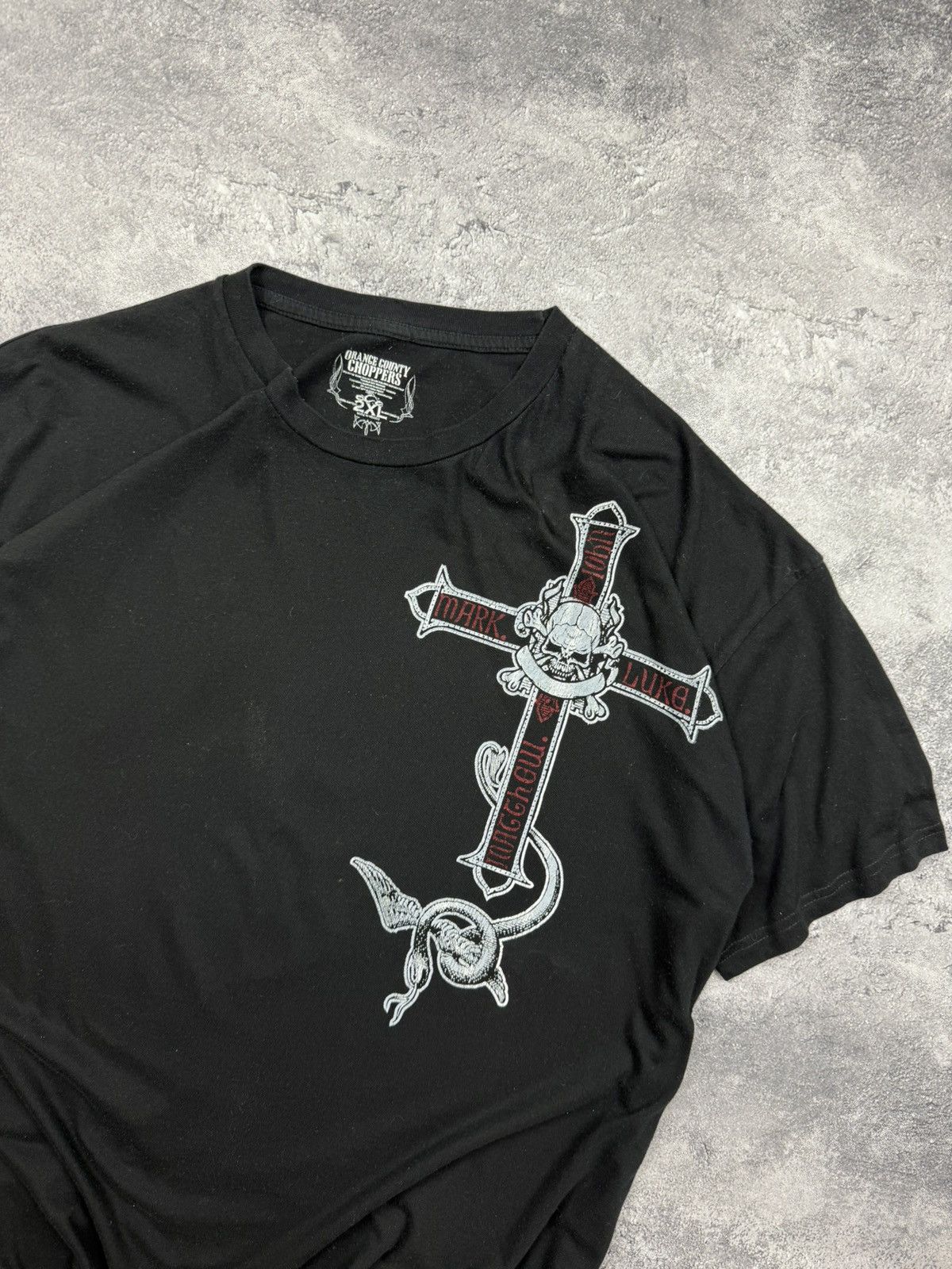 West Coast Choppers Vintage Orange County Choppers Big Logo T-Shirt Y2K Boxy Tee Size US XXL / EU 58 / 5 - 6 Thumbnail