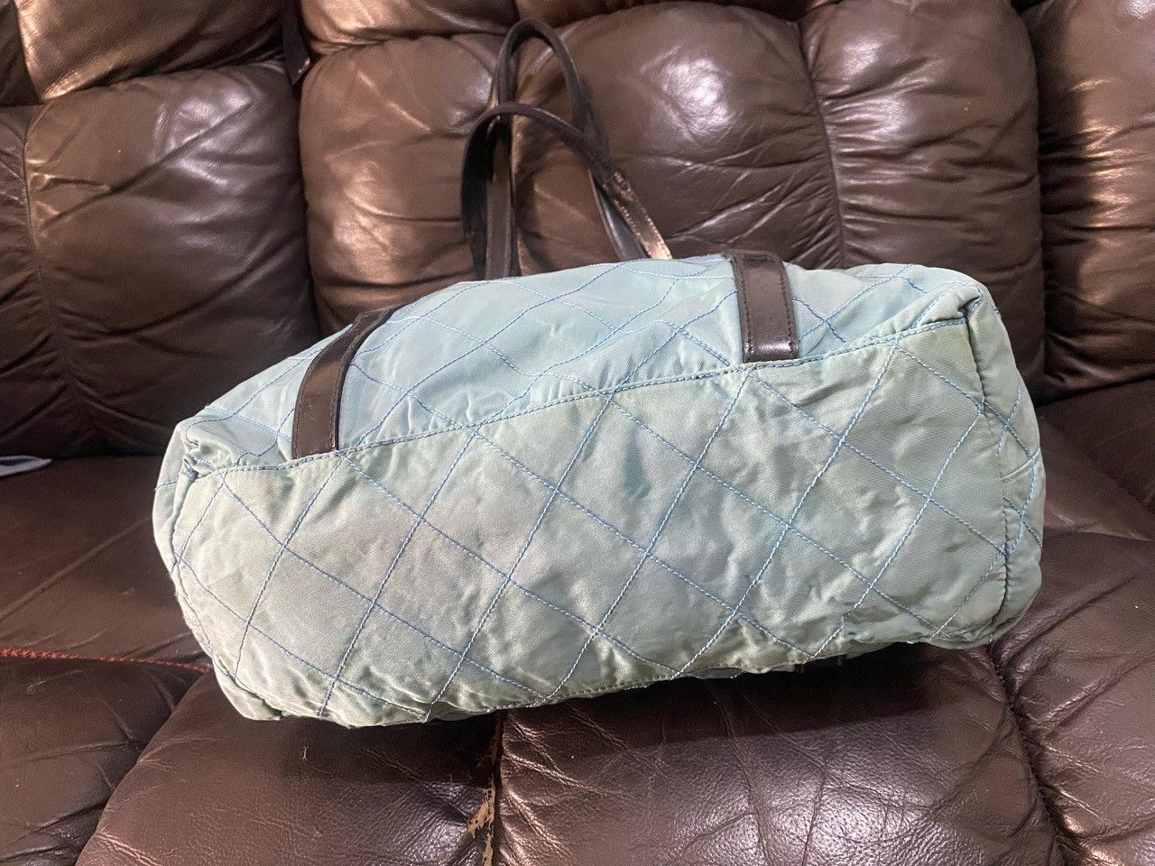 Prada Authentic Vintage Prada Tessuto Nyalon Tote Bag Size ONE SIZE - 10 Thumbnail