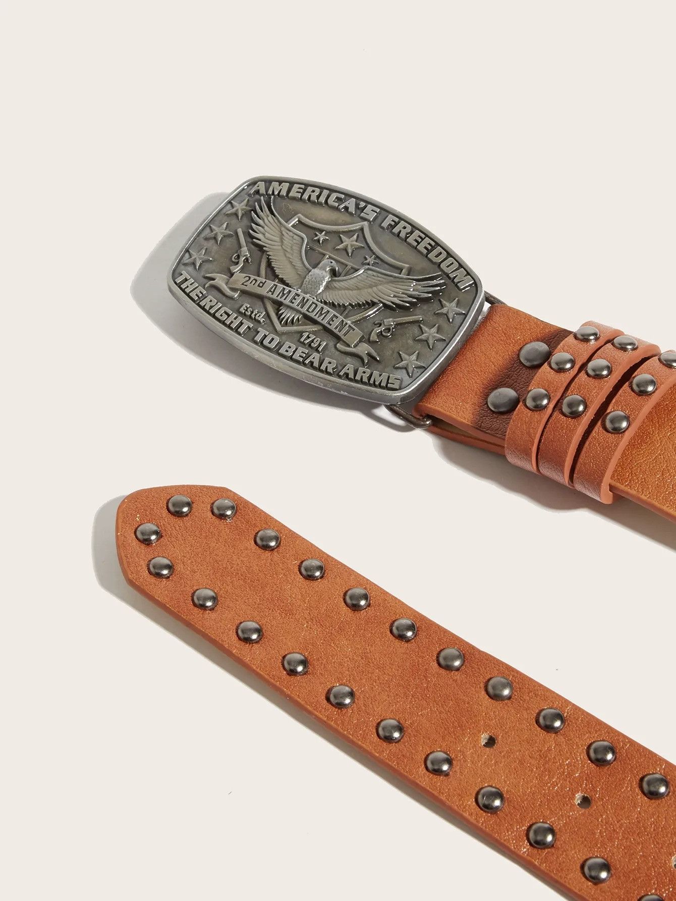 Vintage Urban Spike Detail Waist Belt Size ONE SIZE - 1 Thumbnail