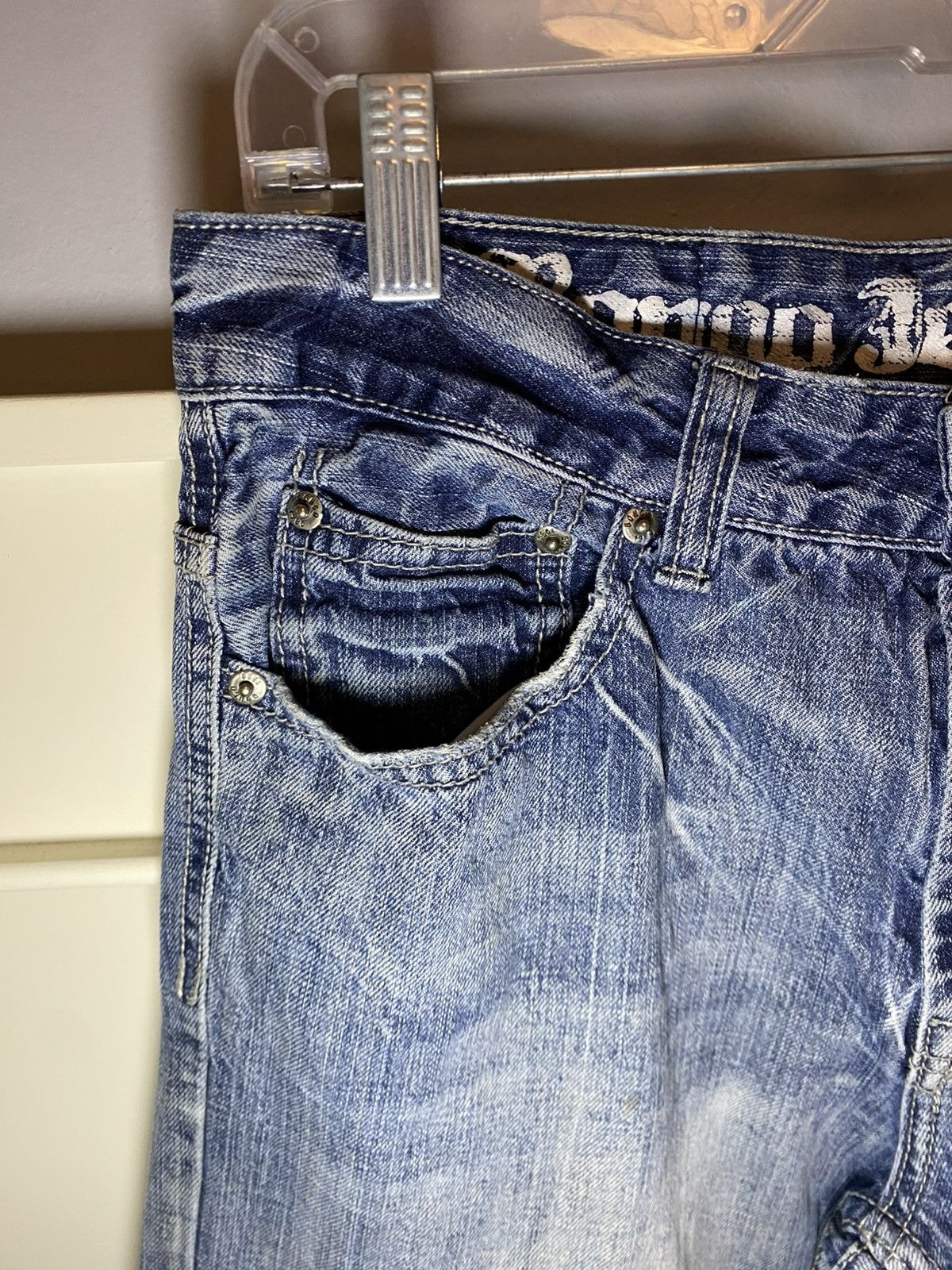 Vintage Vintage Bongo Jeans distressed straight leg jeans Size US 30 / EU 46 - 10 Thumbnail