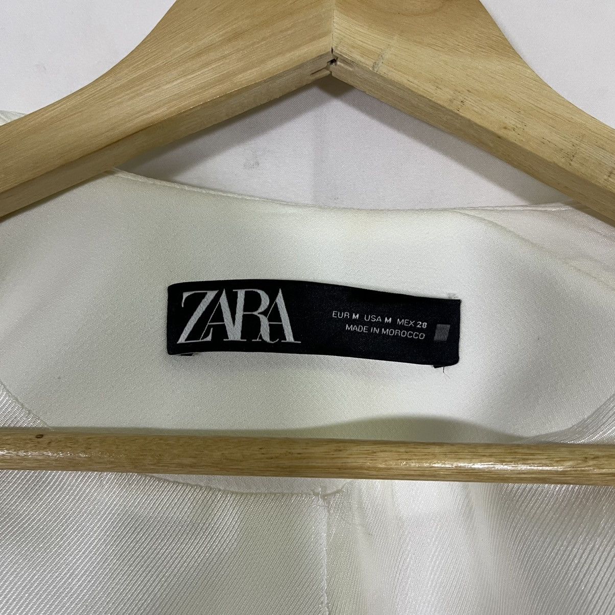 Zara ZARA CREAM/IVORY CROPPED BLAZER Size M / US 6-8 / IT 42-44 - 6 Thumbnail