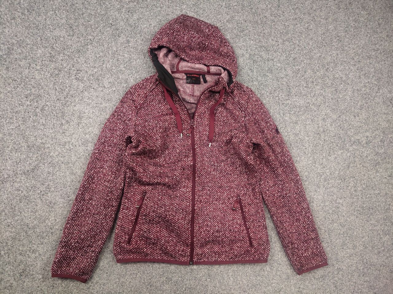 Mammut Mammut Chamuera ML Titanium thermo Fleece Zip Red Jacket Size M / US 6-8 / IT 42-44 - 11 Thumbnail