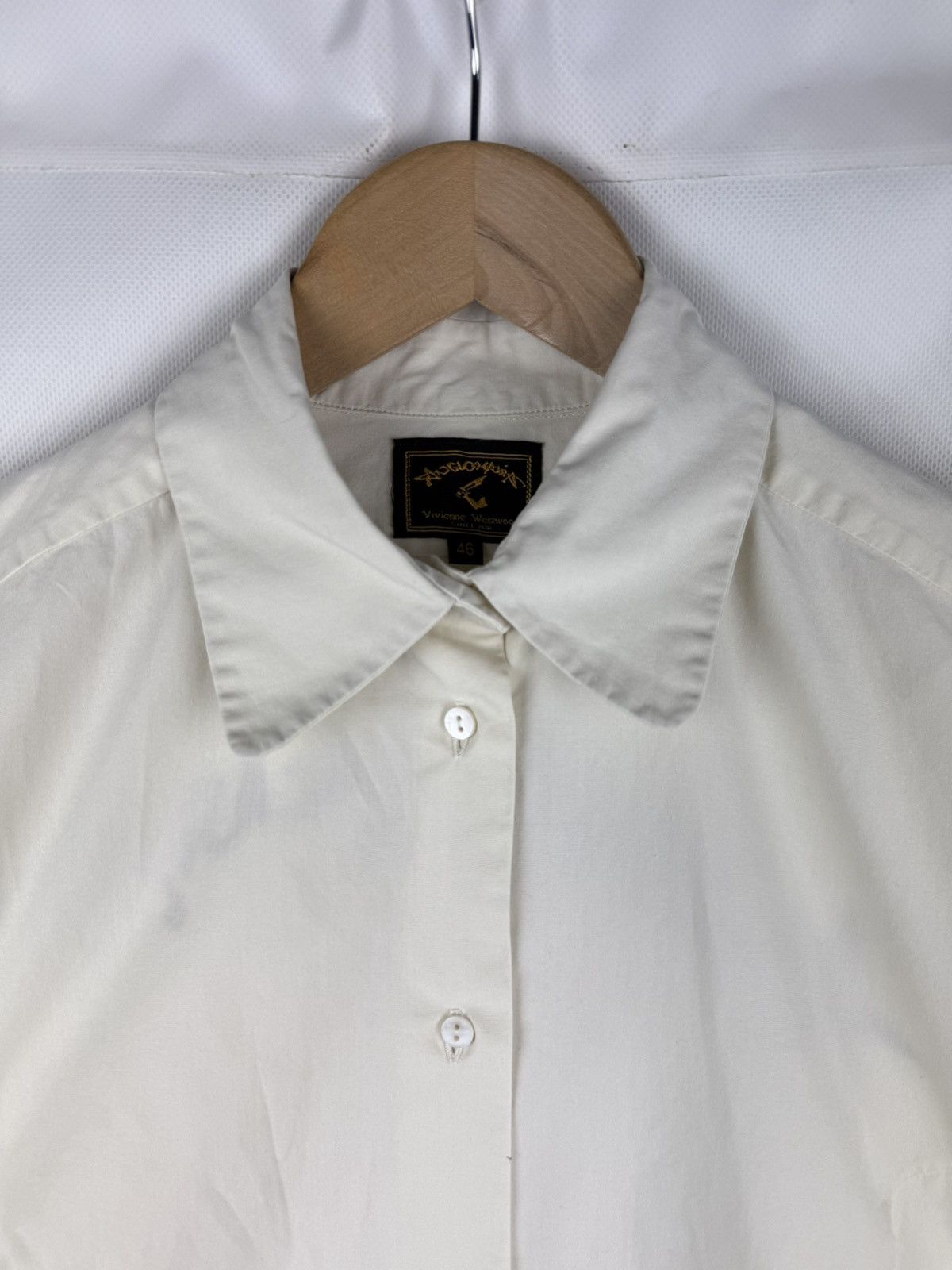 Vivienne Westwood Vivienne Westwood Anglomania L/S Big Logo Button Up Shirt Size L / US 10 / IT 46 - 8 Thumbnail