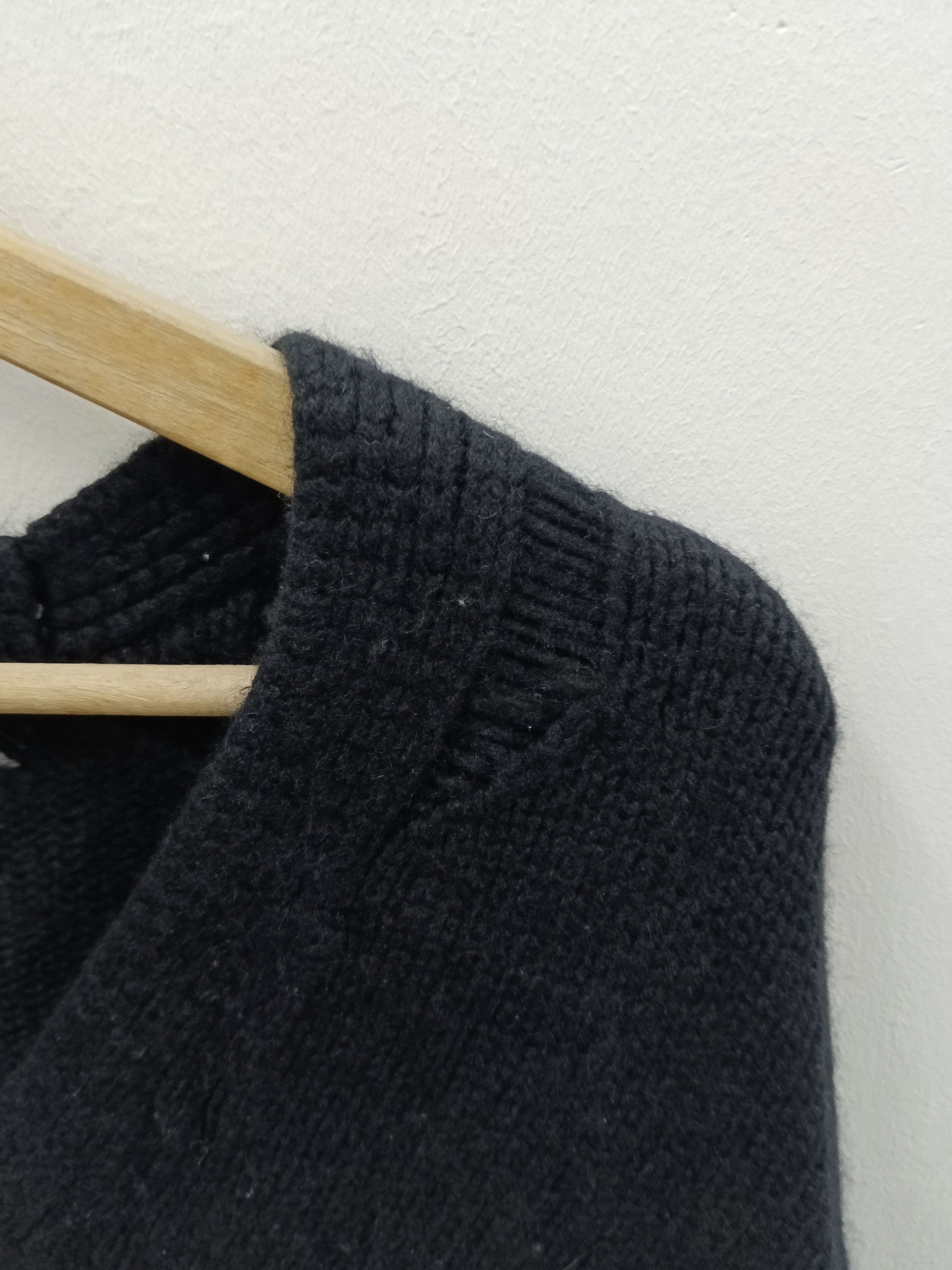 Saint Laurent Paris Hedi Slimane Saint Laurent Paris FW16 Black Knit Sweater Size XS / US 0-2 / IT 36-38 - 6 Thumbnail