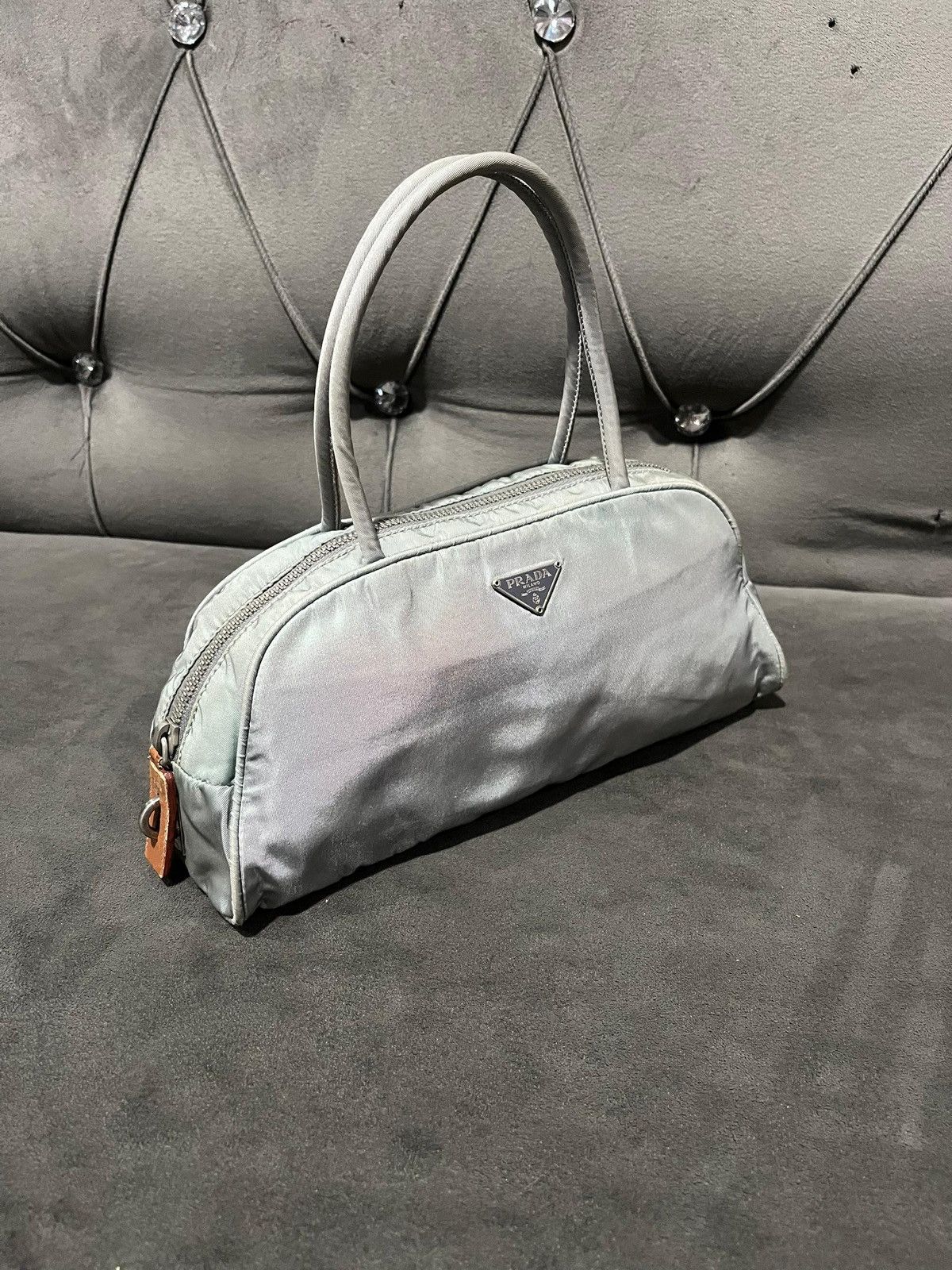 Prada Authentic Vintage Prada Tessuto Nyalon Handbag Size ONE SIZE - 4 Thumbnail
