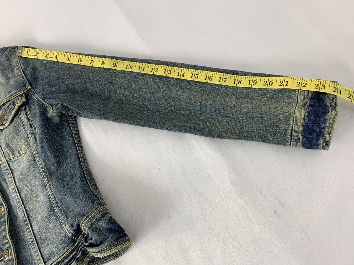 Other Girl Magic Indigo Denim Jacket Double Pocket Western Style Size XS / US 0-2 / IT 36-38 - 13 Thumbnail