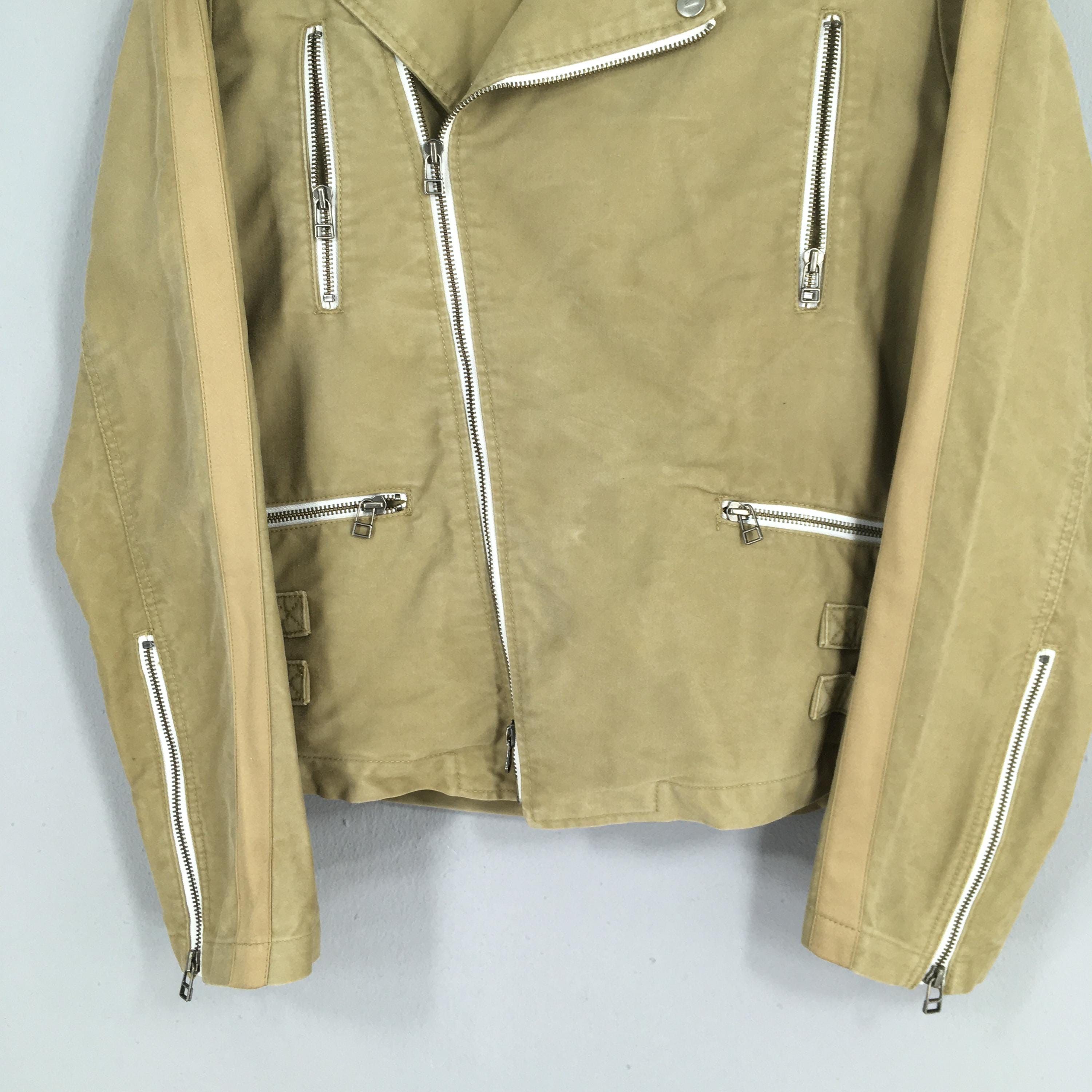 Vintage Vintage 1990s Mc Apache Double Collar Beige Jacket Large Size US L / EU 52-54 / 3 - 3 Thumbnail
