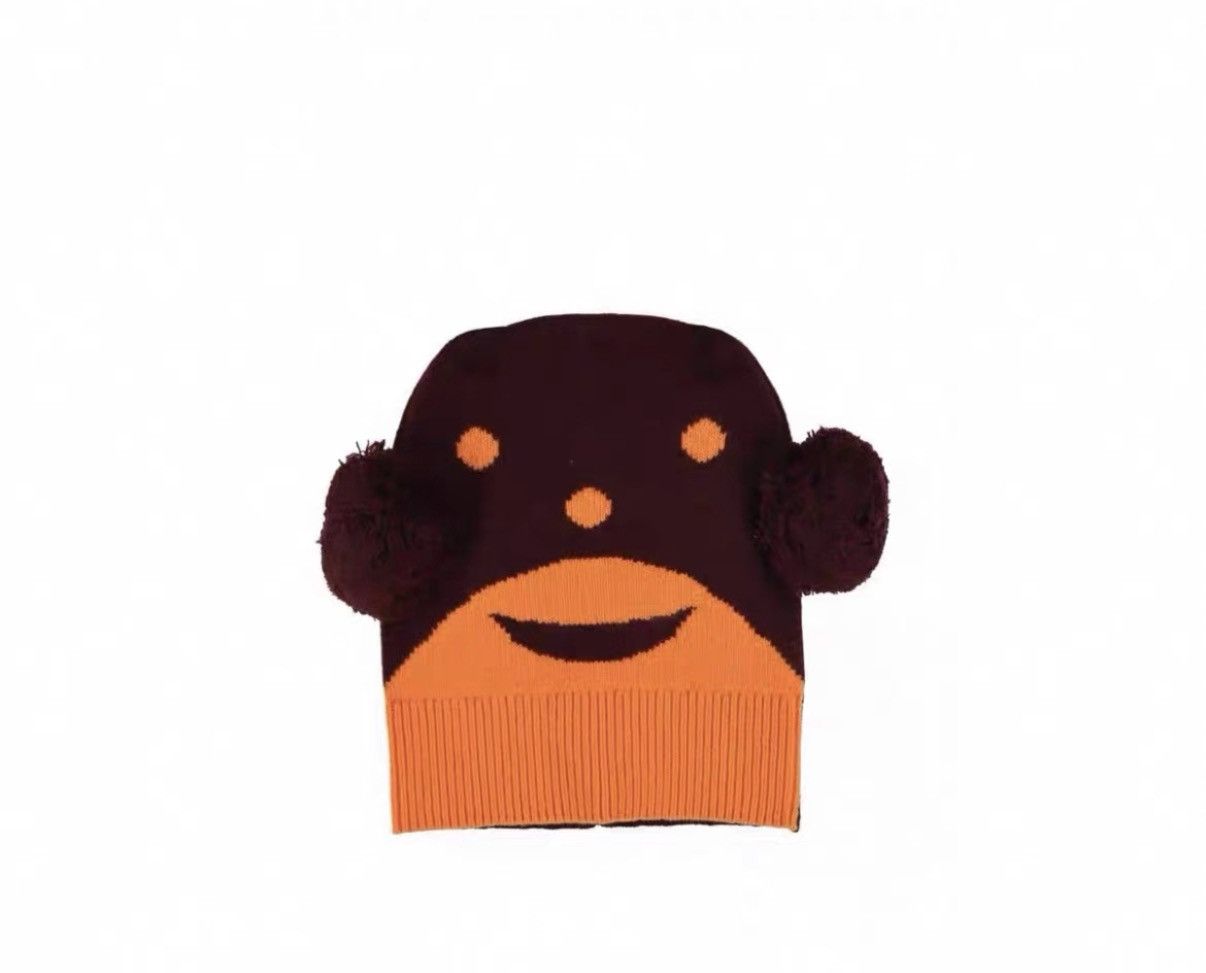 Walter Van Beirendonck Walter Van Beirendonck Bear Knit Beanie – Orange Size ONE SIZE - 1 Thumbnail
