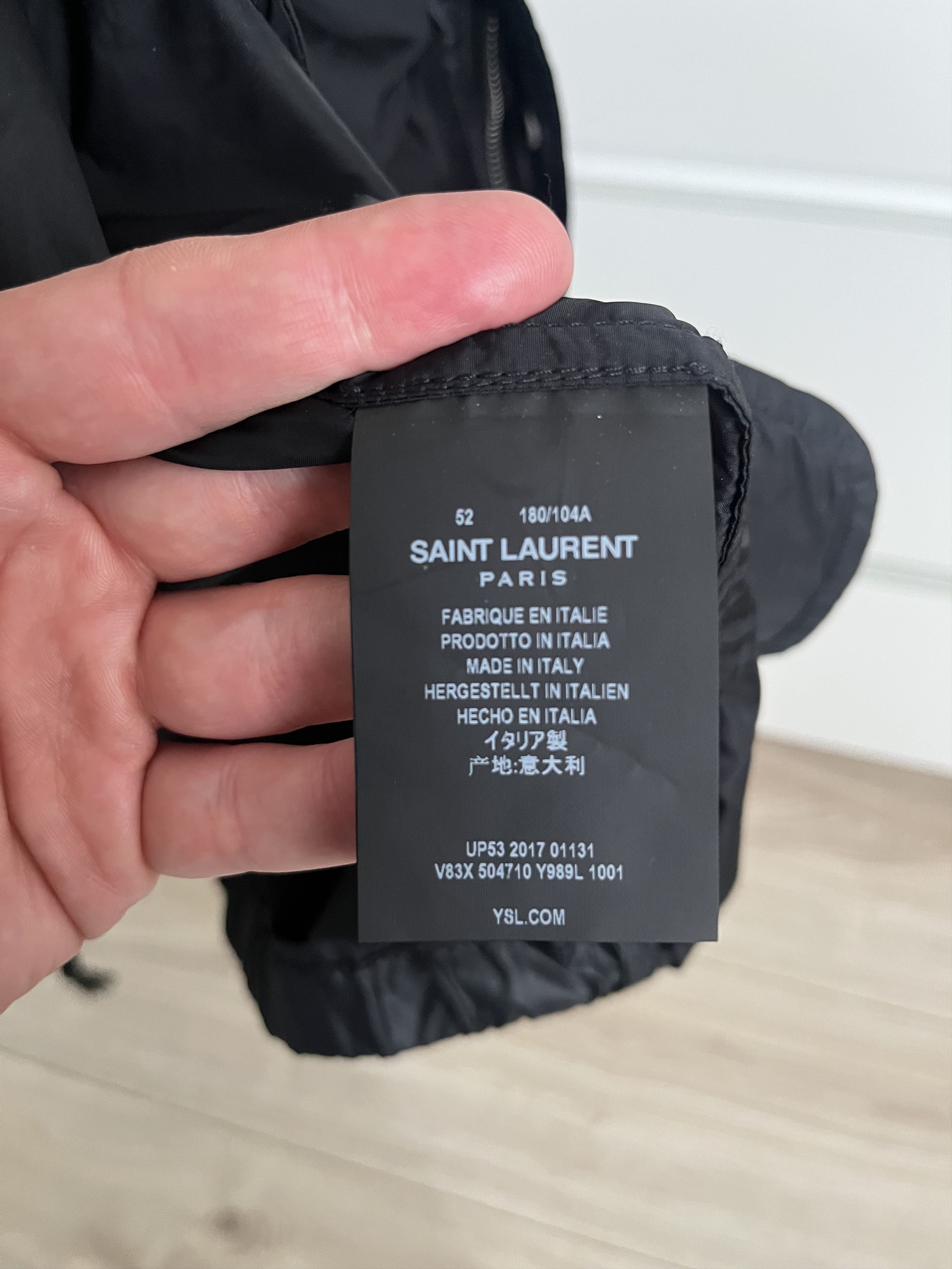 Saint Laurent Paris YSL Windbreaker Size US L / EU 52-54 / 3 - 8 Thumbnail