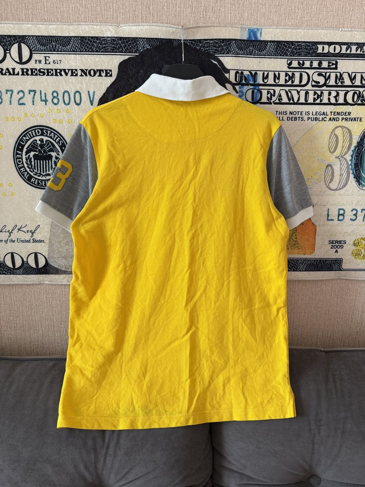 Polo Ralph Lauren Vintage Polo Ralph Lauren Yellow Polo Shirt Size US M / EU 48-50 / 2 - 13 Thumbnail
