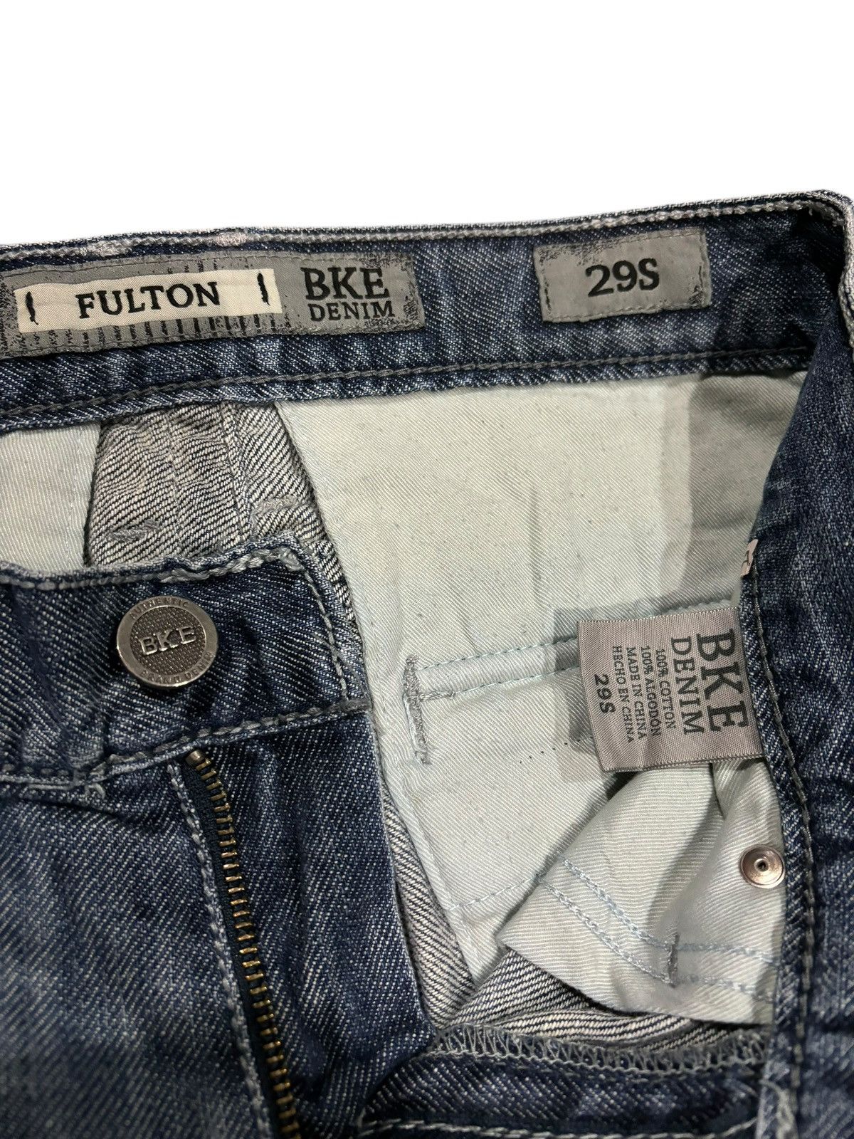 BKE × If Six Was Nine 90s Vintage BKE Faded T Stitch Flared Bootcut Cropped Jeans Size US 31 - 7 Thumbnail