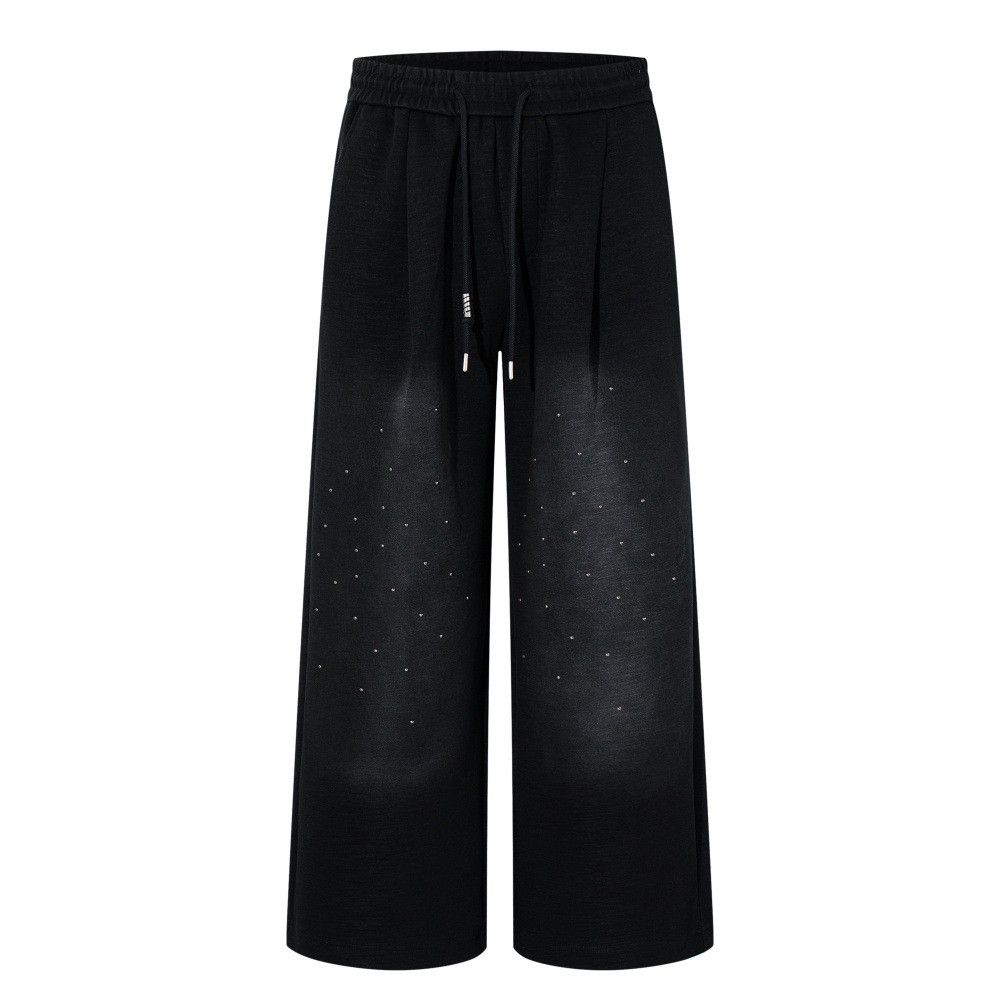 Men's American casual straight loose wide-leg pants