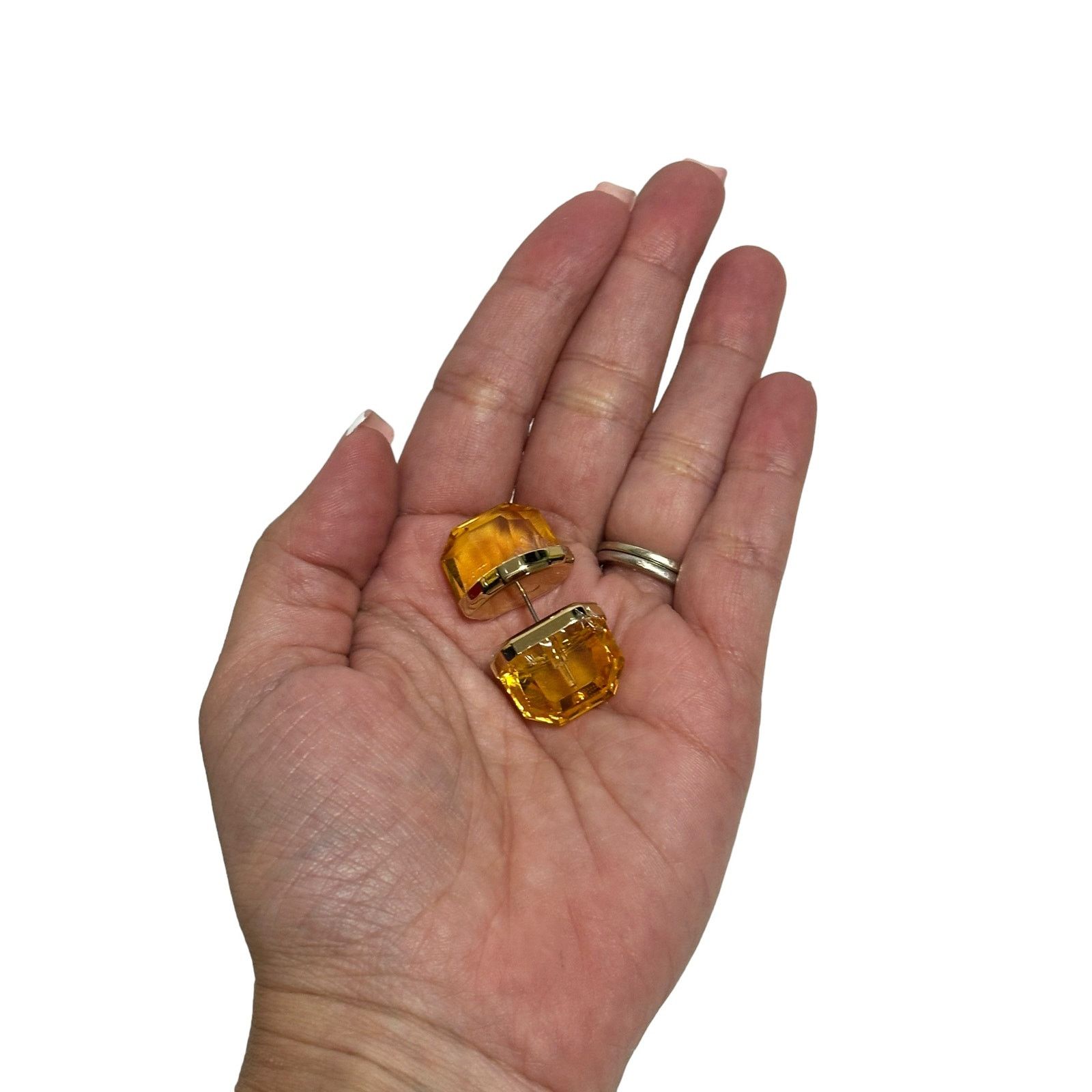 Swarovski Swarovski Lucent stud earrings Yellow, Gold-tone plated Size ONE SIZE - 5 Thumbnail