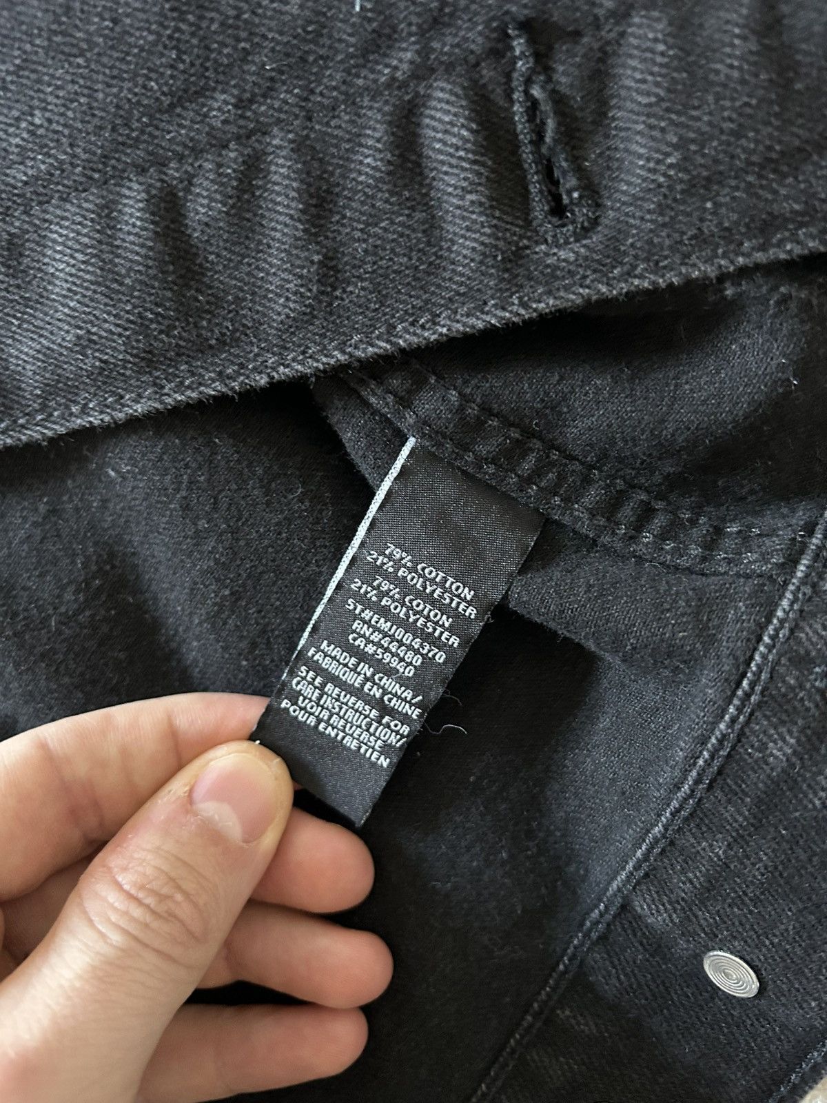 Elwood Elwood black denim jacket brand new size L Size US L / EU 52-54 / 3 - 3 Thumbnail