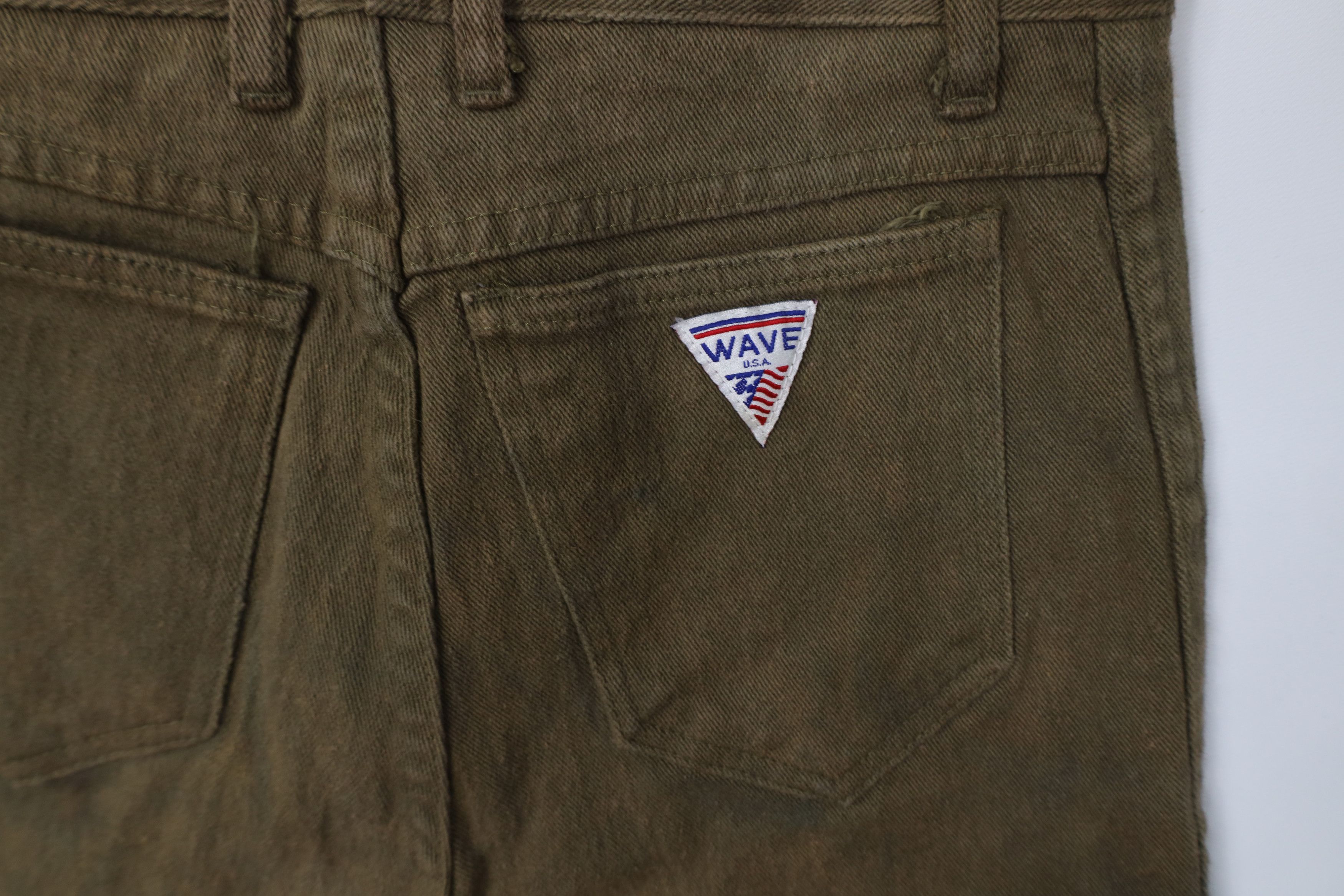 Vintage Vintage 90s Streetwear Skinny Leg Denim Jeans Green USA Size 26" / US 2 / IT 38 - 12 Thumbnail