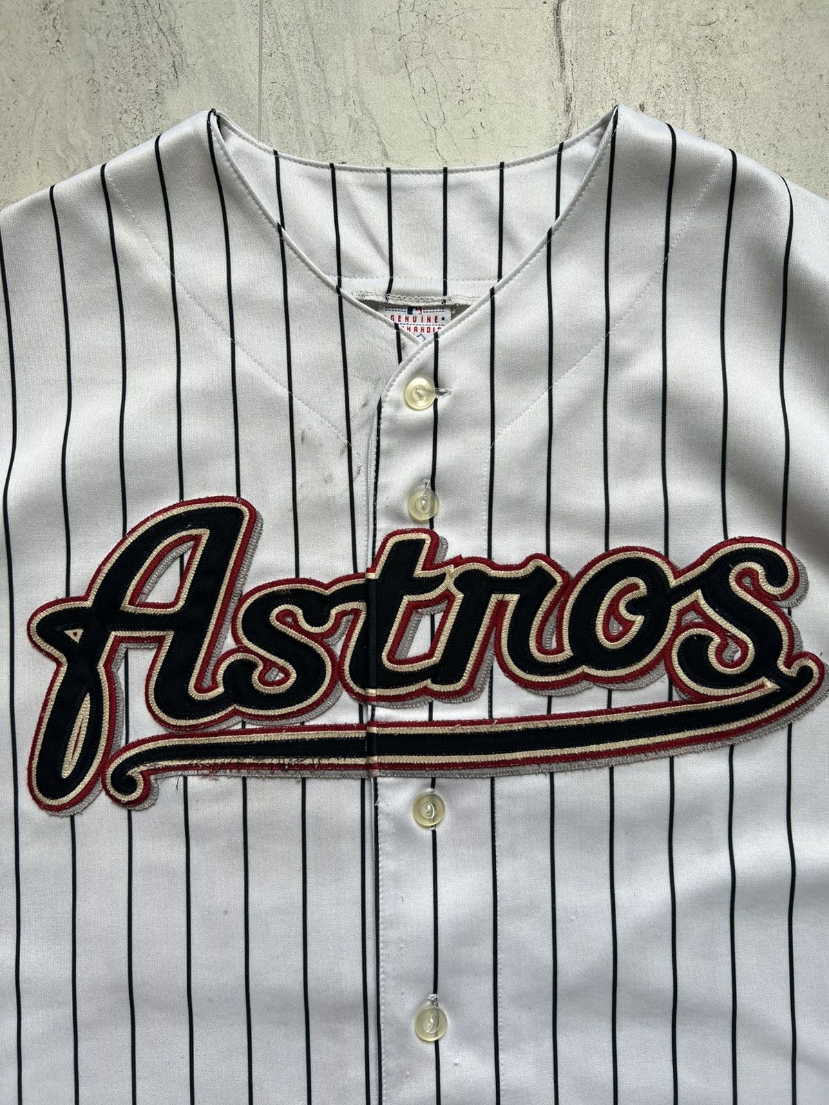 Vintage Vintage MLB Houston Astros Rare Iconic Baseball Jersey Size US XL / EU 56 / 4 - 3 Thumbnail