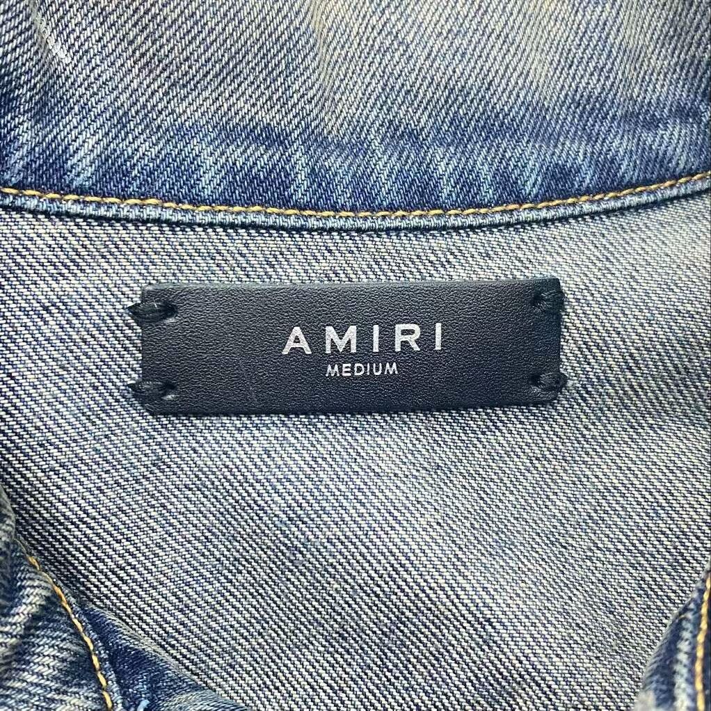 Amiri amiri distressed paint graffiti denim jacket Size US M / EU 48-50 / 2 - 6 Thumbnail