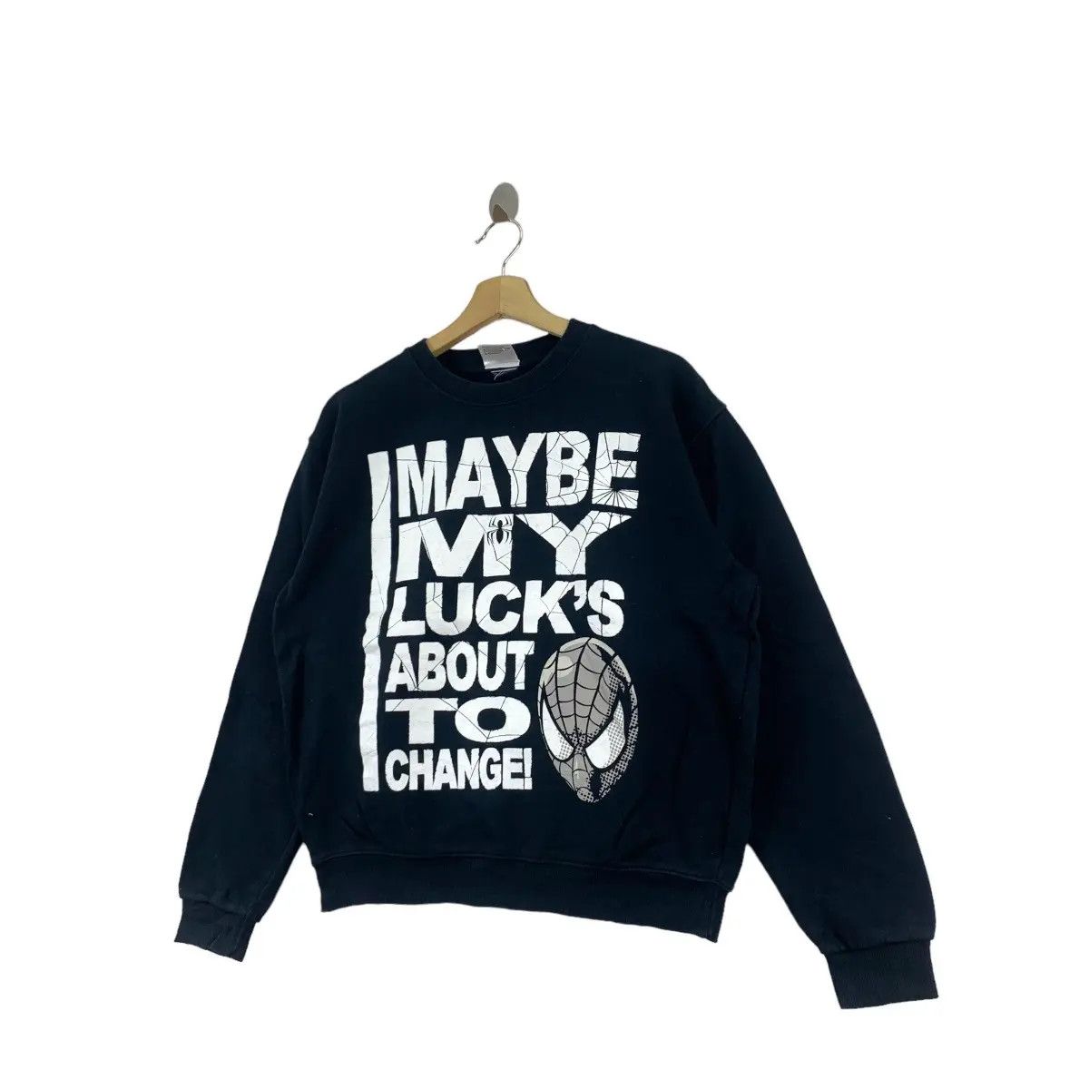 Vintage Vtg MARVEL SPIDERMAN Universal Studio Japan Sweatshirt Size L / US 10 / IT 46 - 4 Thumbnail