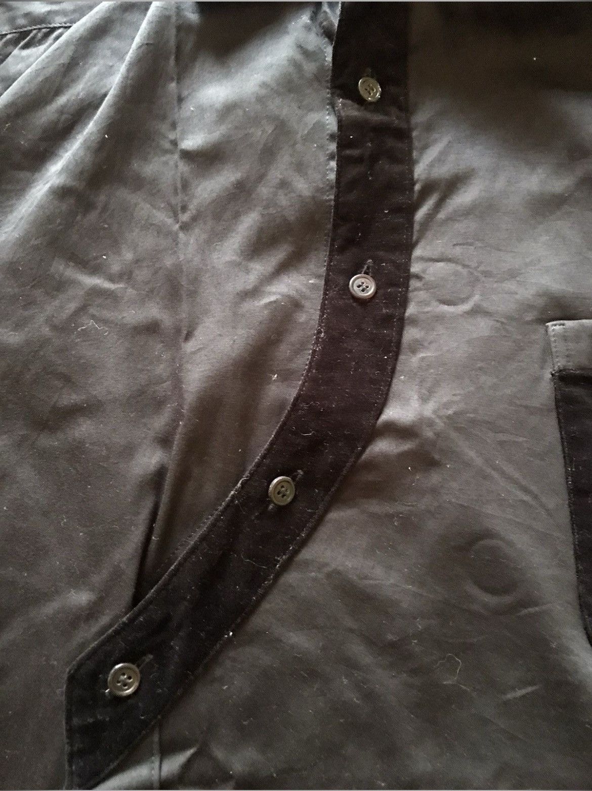 Yohji Yamamoto Yohji Yamamoto Cheongsam Style Button Up Shirt Size L / US 10 / IT 46 - 8 Thumbnail