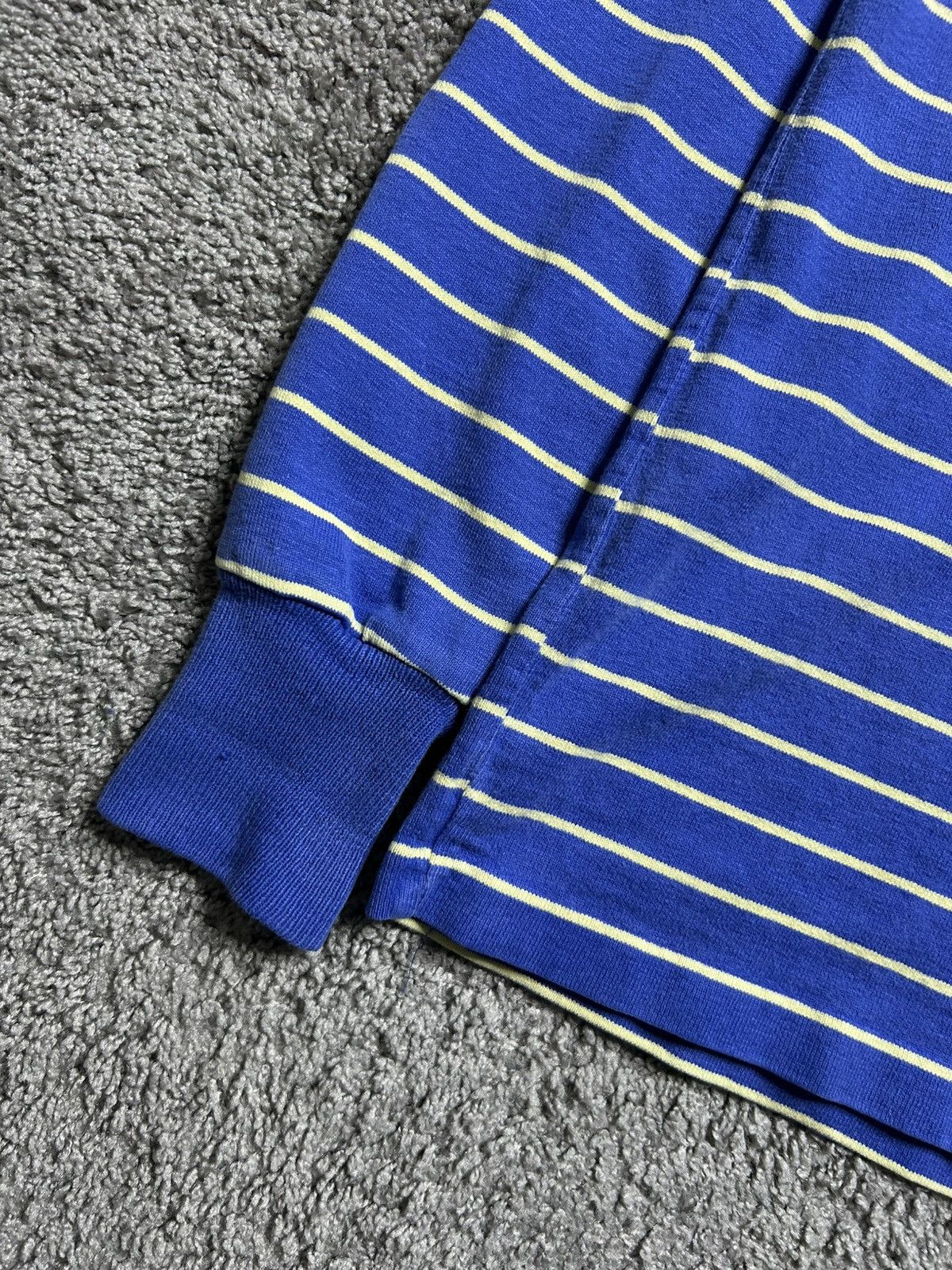 Lands' End Vintage 90s Lands End Rugby Striped Long Sleeve USA Size US XL / EU 56 / 4 - 3 Thumbnail
