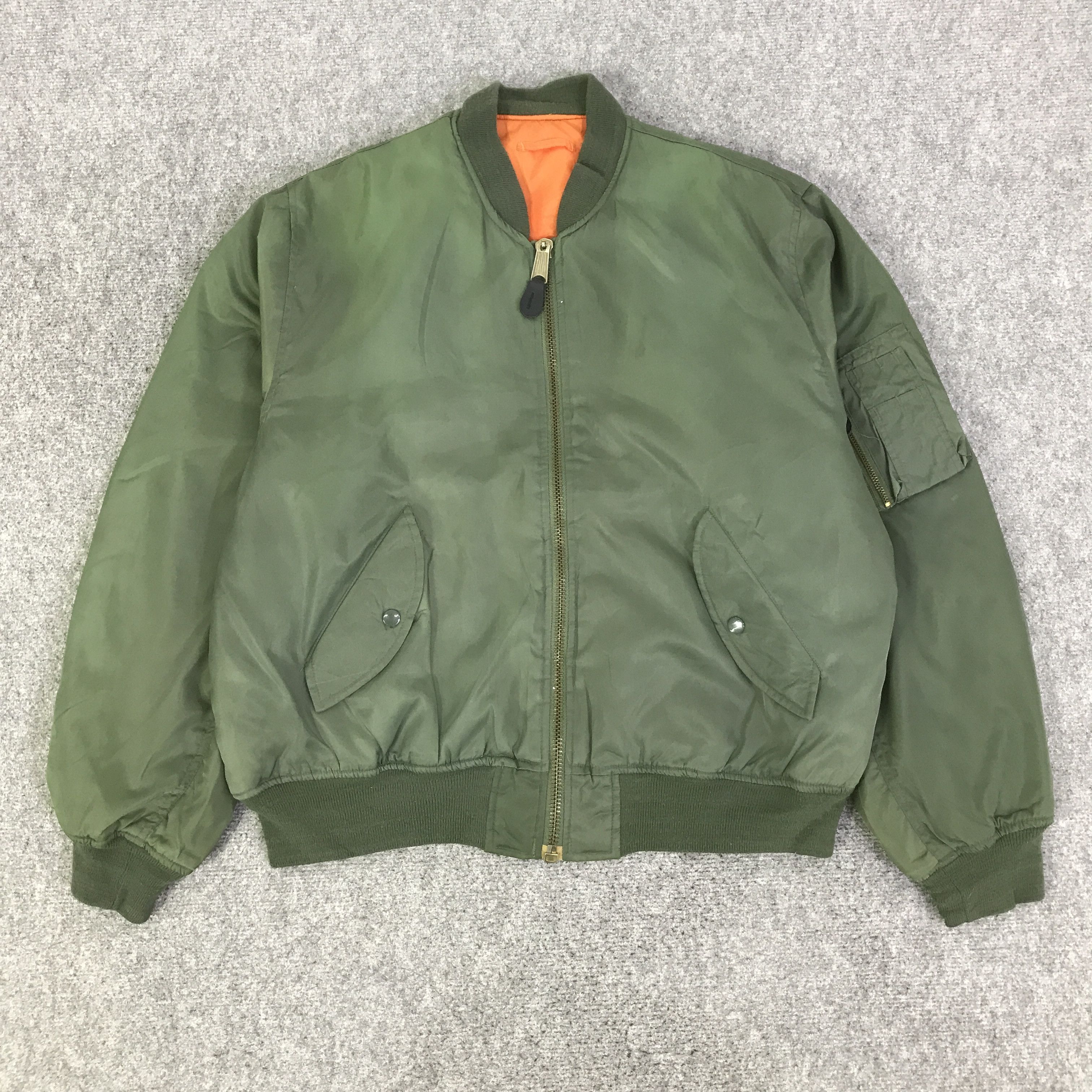 Japanese Brand Y2K BOMBER MILITARY BOMBERS JACKET Size US L / EU 52-54 / 3 - 1 Thumbnail