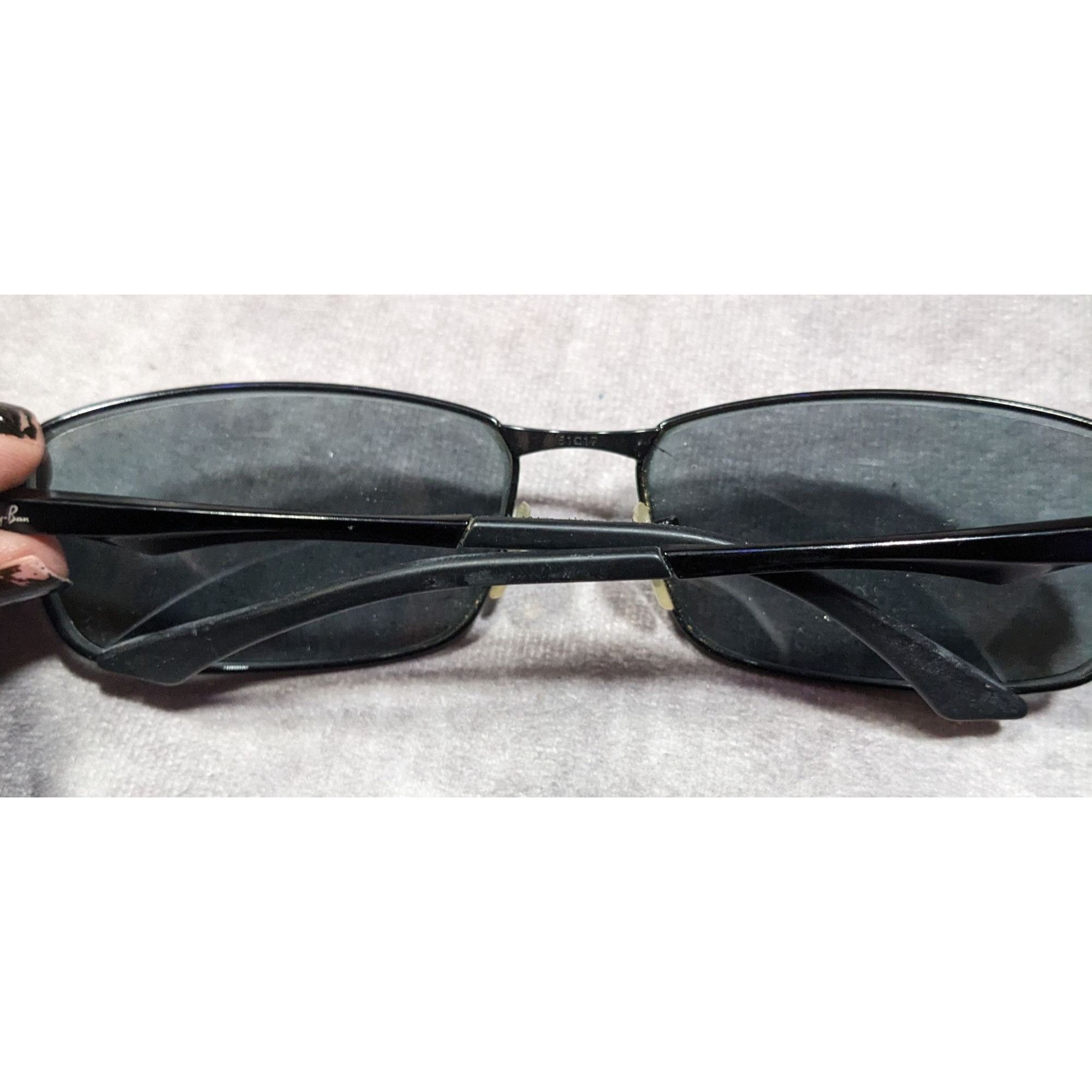 RayBan RayBan RB3498 Black Sunglasses FRAMES ONLY Size ONE SIZE - 8 Thumbnail