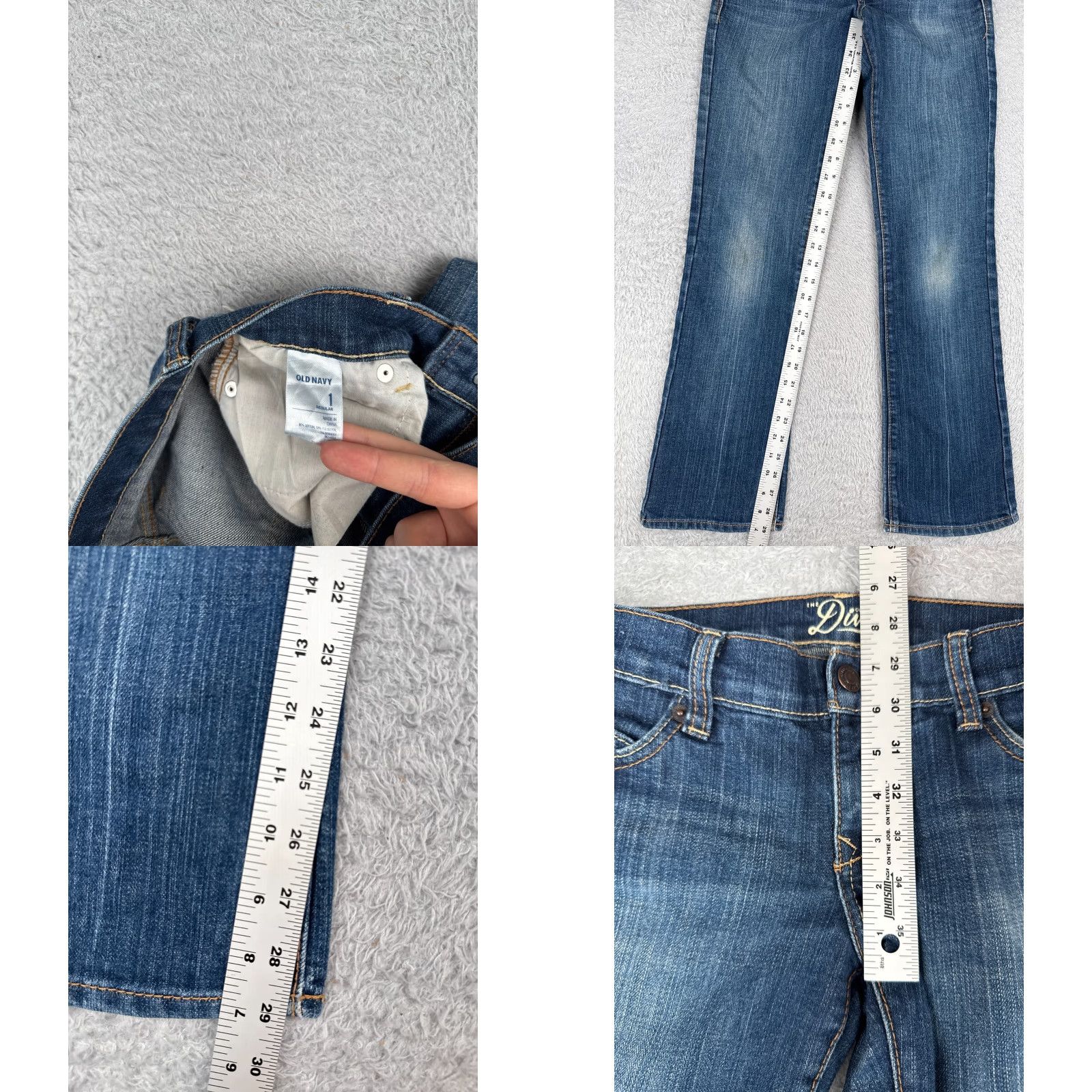 Old Navy Old Navy Jeans Women's Jeans Boots Old Navy Jeans Boots Junior Size 1 28x29 Blue Denim Medium Wash Bootcut Low Rise 28 29 Women 90s? Size 25" / US 0 / IT 36 - 8 Thumbnail