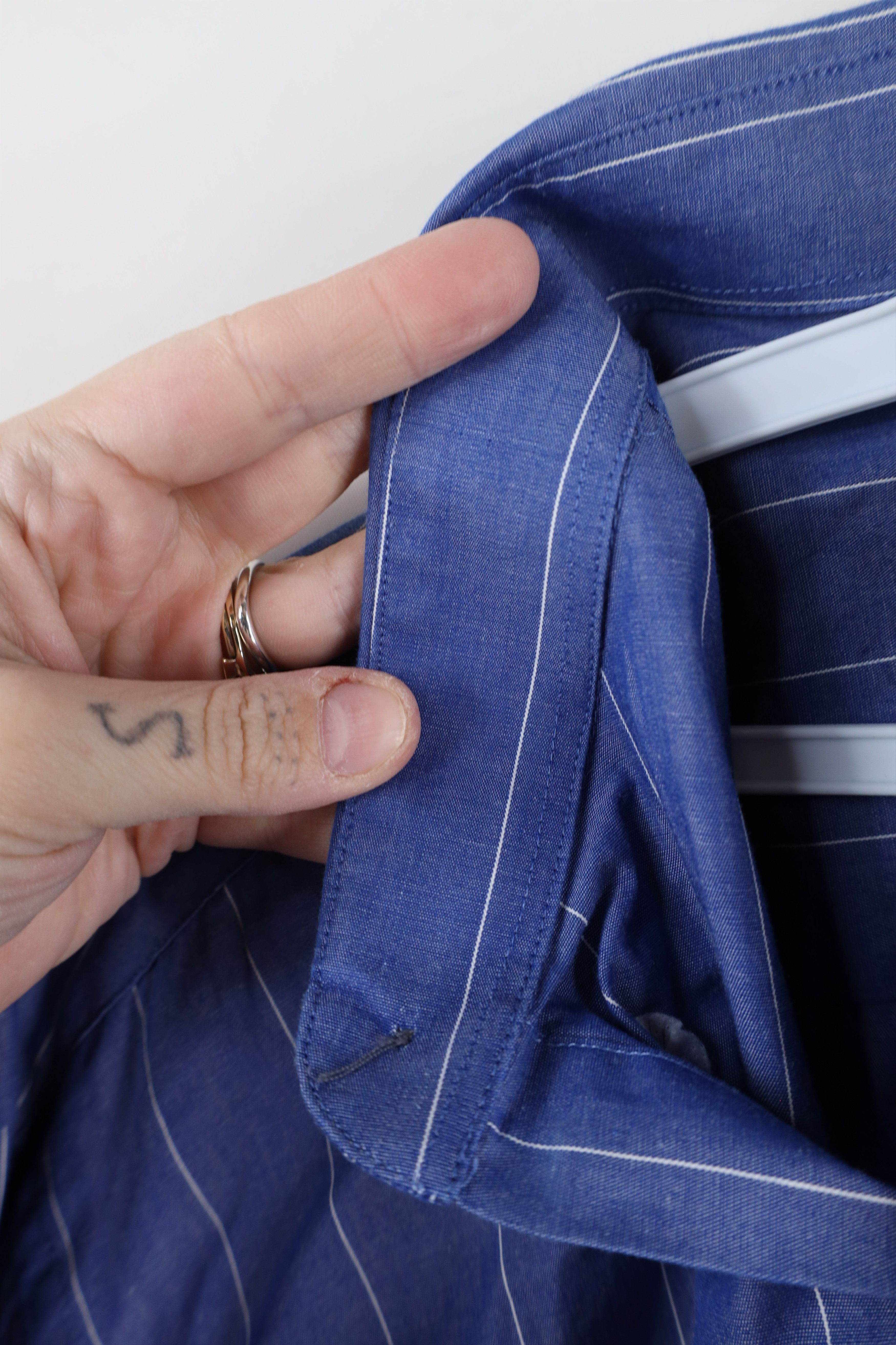Vintage Vintage 90s Yves Saint Laurent Collared Button Shirt Size US M / EU 48-50 / 2 - 11 Thumbnail