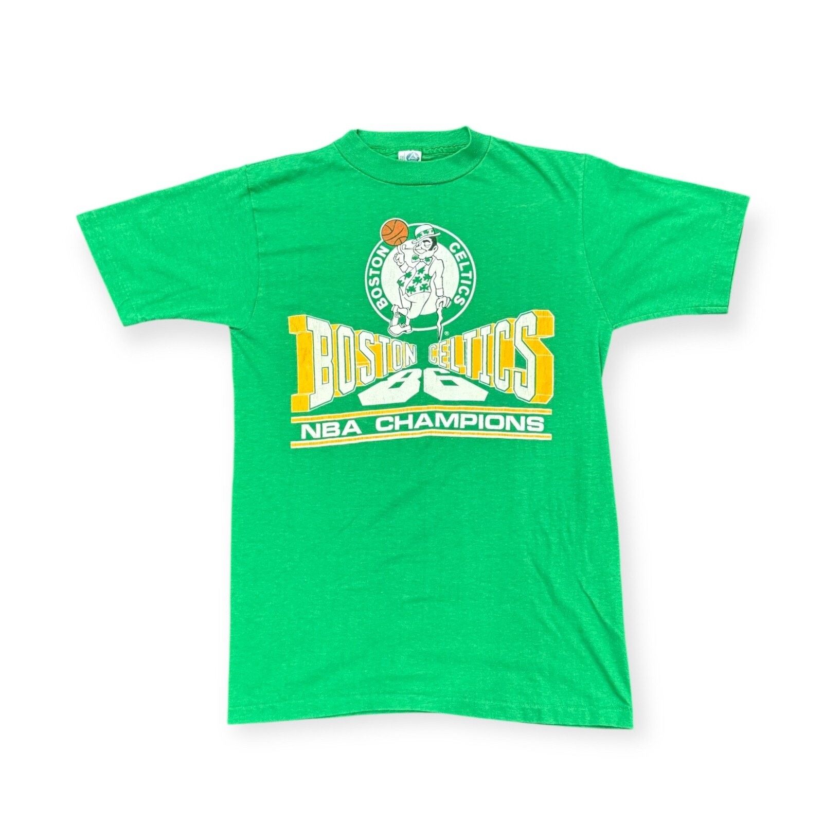 Artek VTG 80s Single Stitch Boston Celtics 1986 Champions TShirt Size US M / EU 48-50 / 2 - 1 Thumbnail