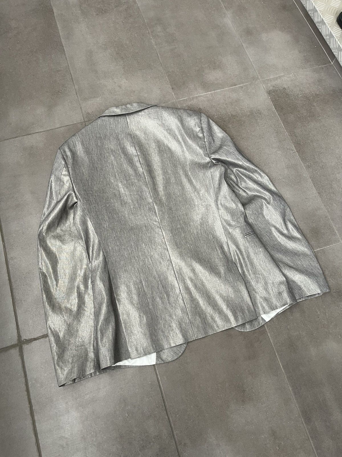 DRYKORN !DS! SS23 Drykorn Foil Gray Blazer Jacket Size US M / EU 48-50 / 2 - 10 Thumbnail