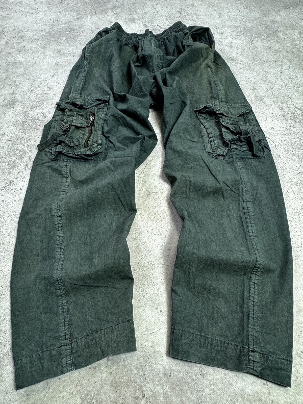 If Six Was Nine × Japanese Brand × Junya Watanabe Vintage Japanese Brand Y2K Faded Cargo Pants Size US 32 / EU 48 - 1 Thumbnail
