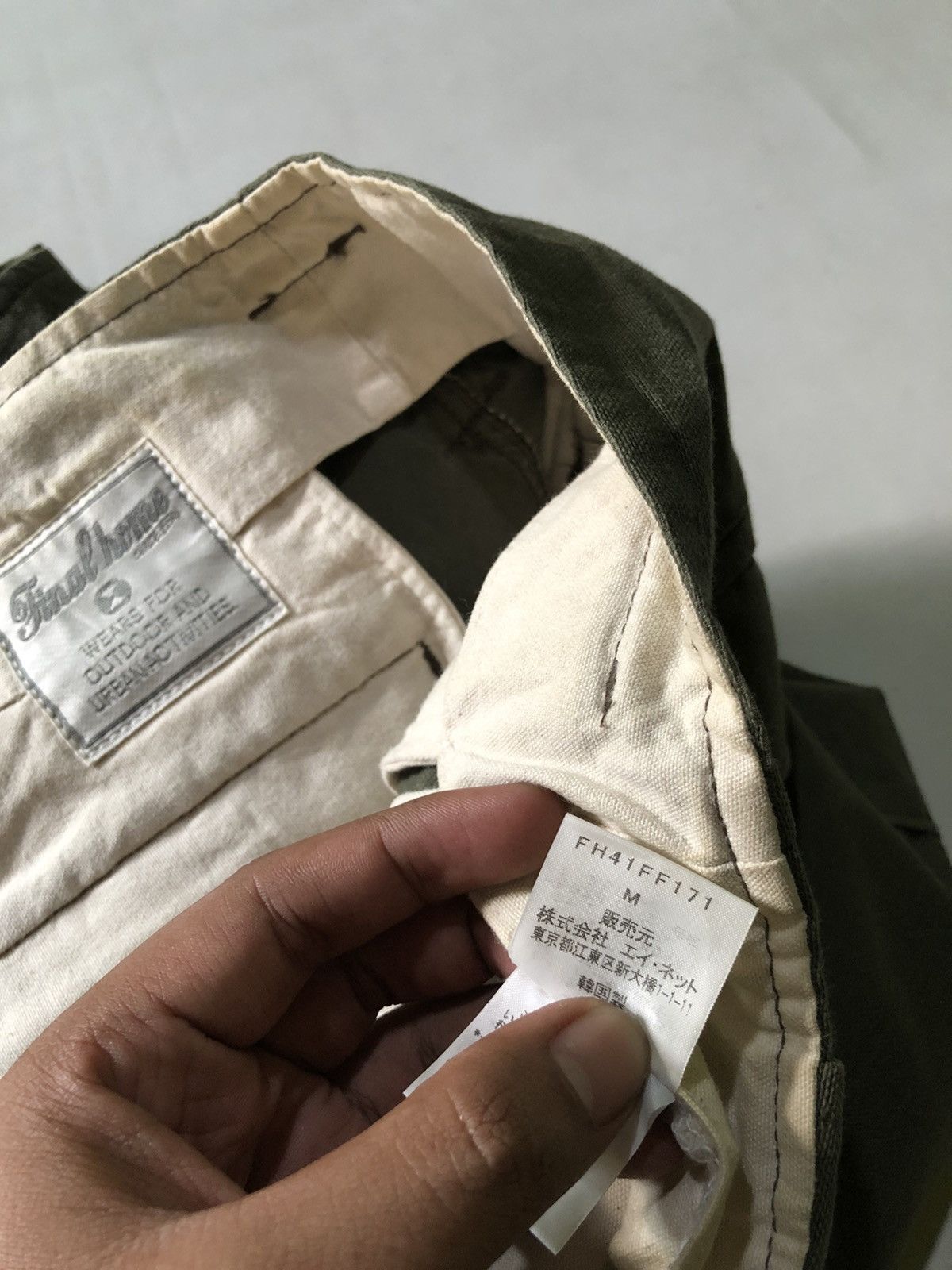 Final Home × Issey Miyake Vintage Military Trouser pants Final Home Size US 33 - 4 Thumbnail