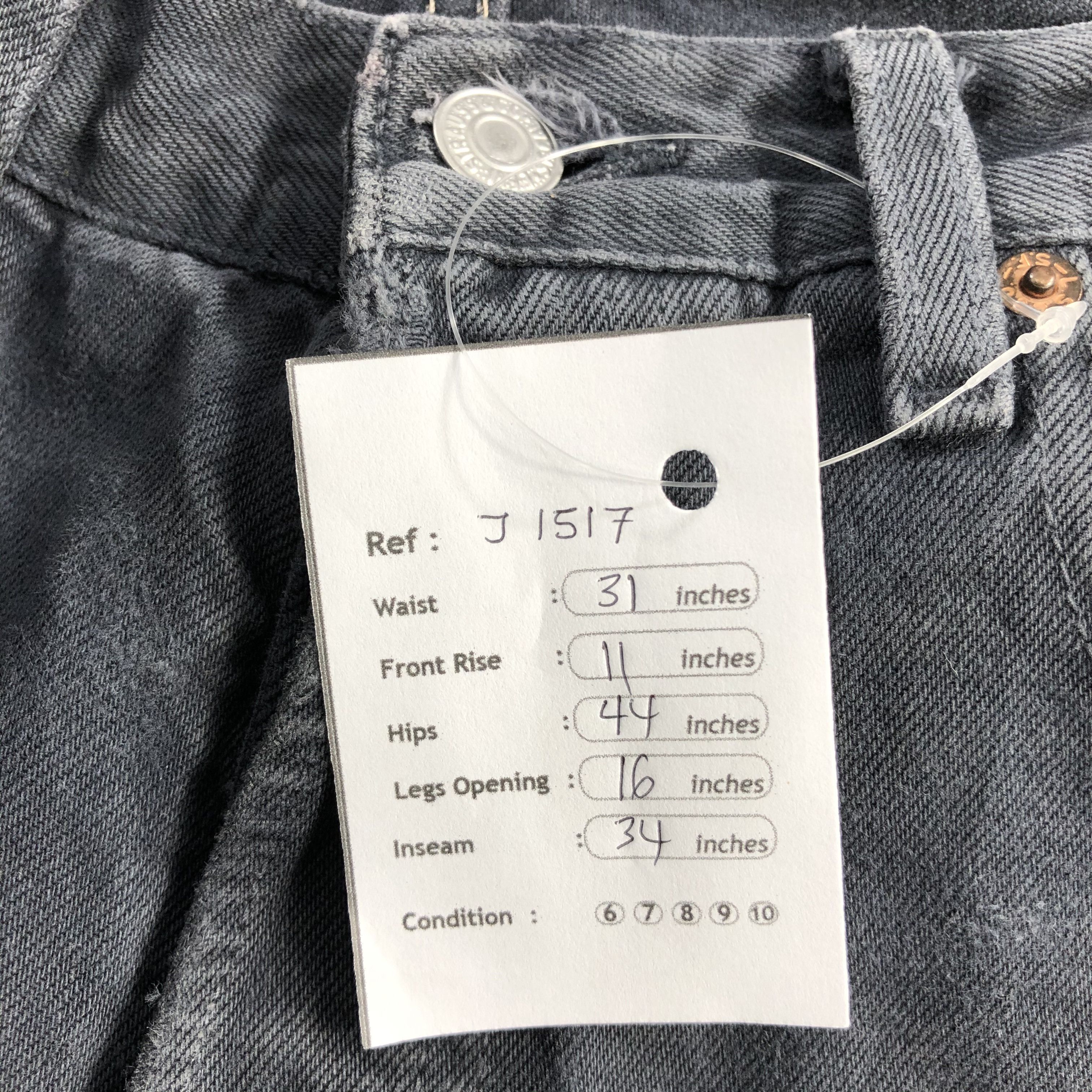 Levi's Vintage 90s Levis 501 Earth Tone Jeans-J1517 Size US 31 - 14 Thumbnail