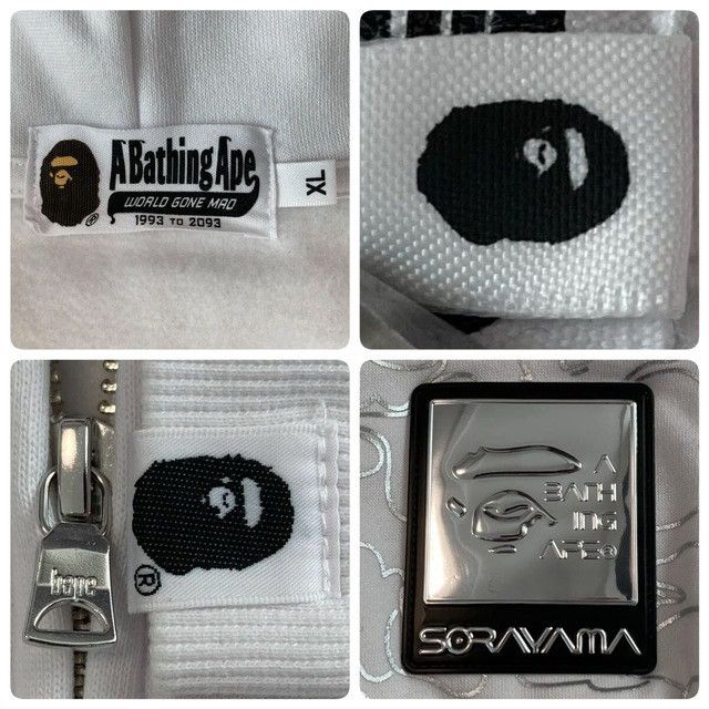 Bape BAPE × Hajime Sorayama Shark Full Zip Hoodie a bathing ape Size US XL / EU 56 / 4 - 8 Thumbnail