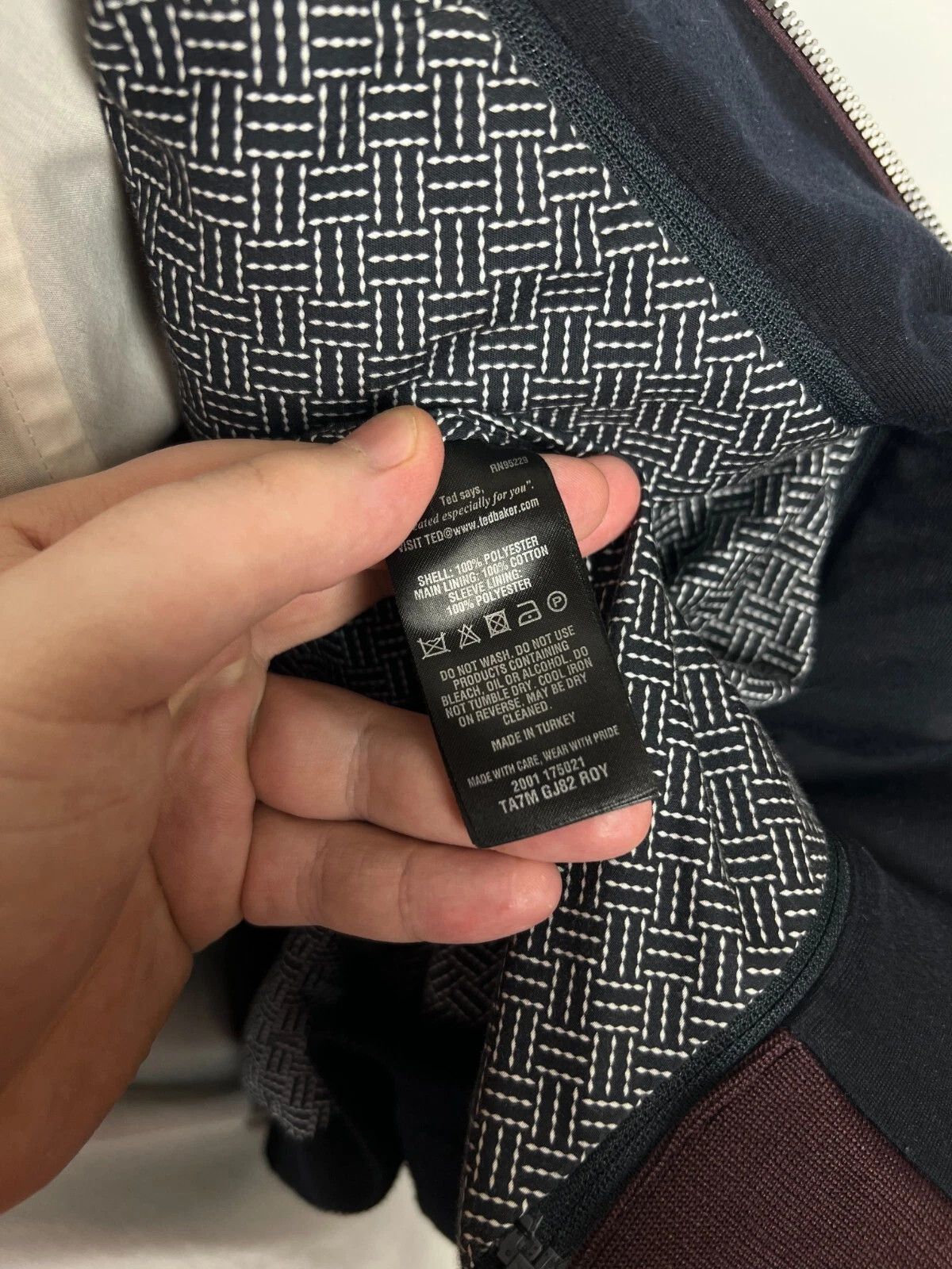 Ted Baker Ted Baker London Black Removable Lining Two Button Jacket Size US XL / EU 56 / 4 - 13 Thumbnail