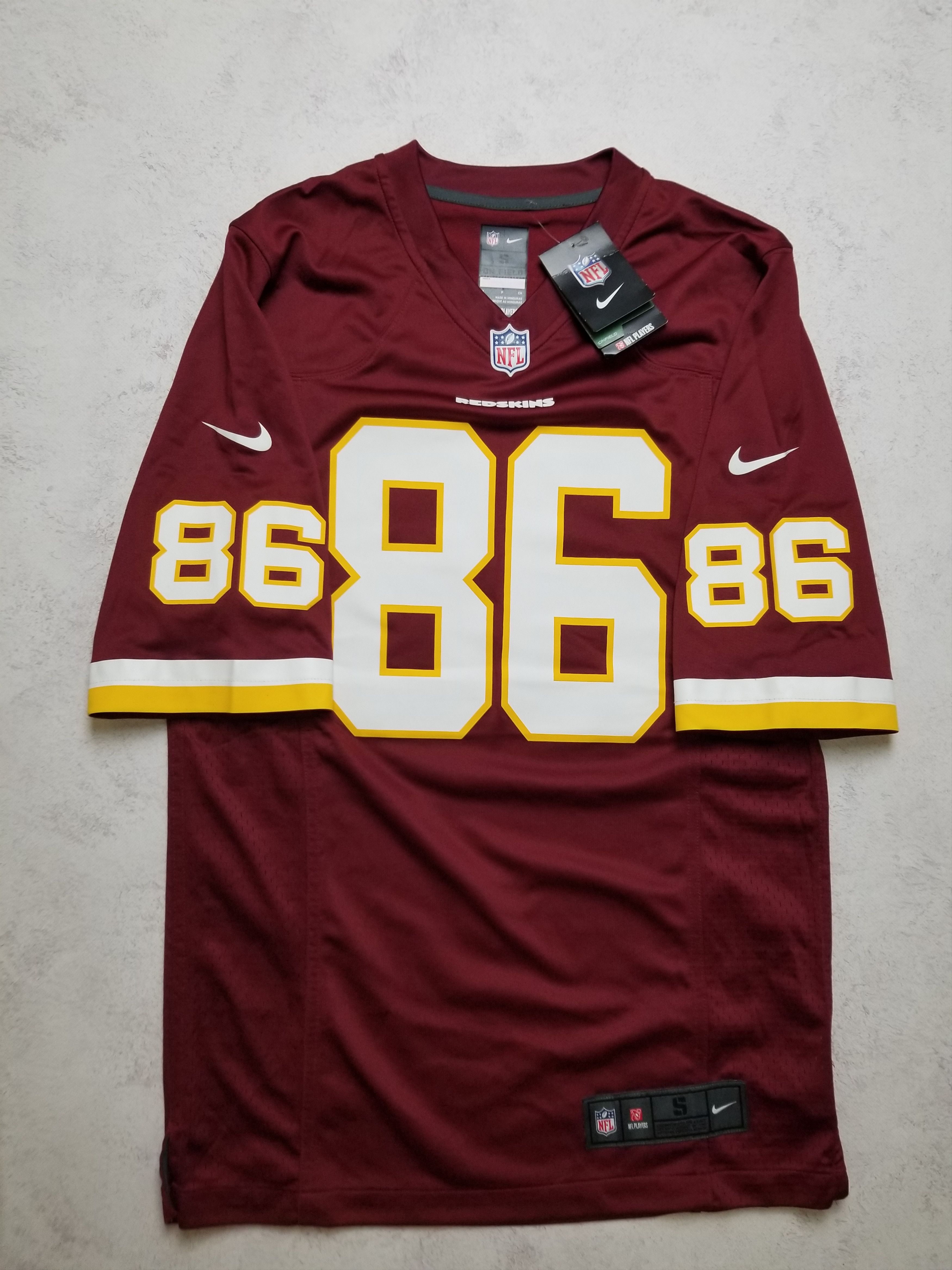 Nike Nike Washington Redskins Reed #86 Burgundy NFL Jersey Size US S / EU 44-46 / 1 - 4 Thumbnail