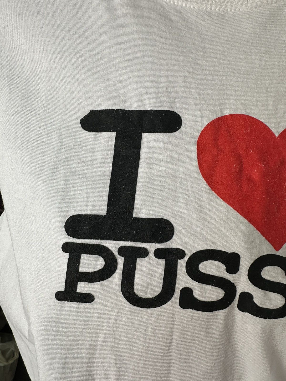 Hook-Ups Rare🚨I Love Pussy Grunge Y2K T-Shirt Pornstar Humor Tee Size US L / EU 52-54 / 3 - 5 Thumbnail