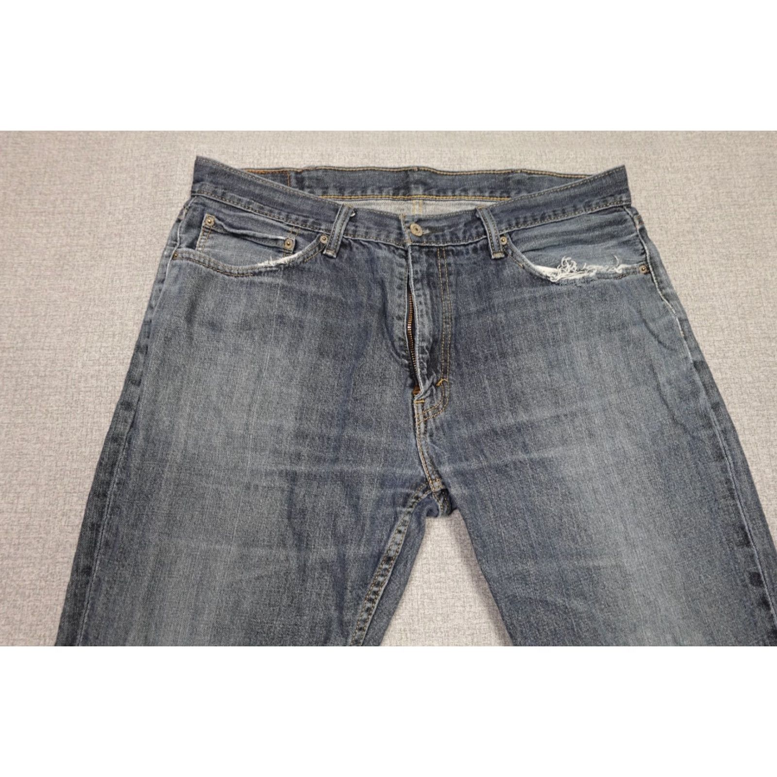 Levi's Levi's 559 Jeans Mens 38x32 Blue Relaxed Straight Dark Wash RJ Western Rancher Style Size US 38 / EU 54 - 2 Thumbnail