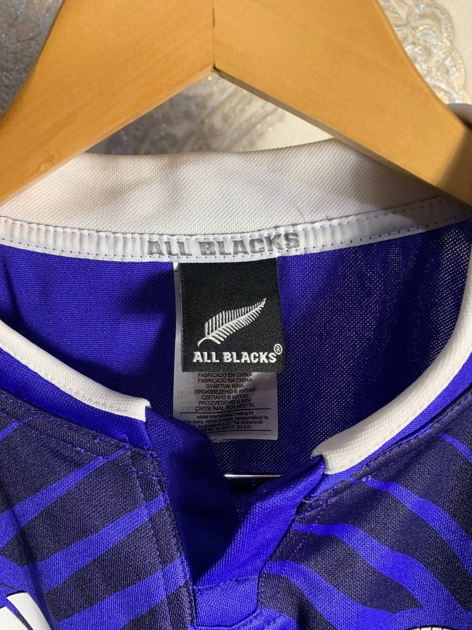 Adidas VINTAGE ADIDAS ALL BLACKS NEW ZEALAND RUGBY JERSEY Y2K 90s Size US S / EU 44-46 / 1 - 5 Thumbnail