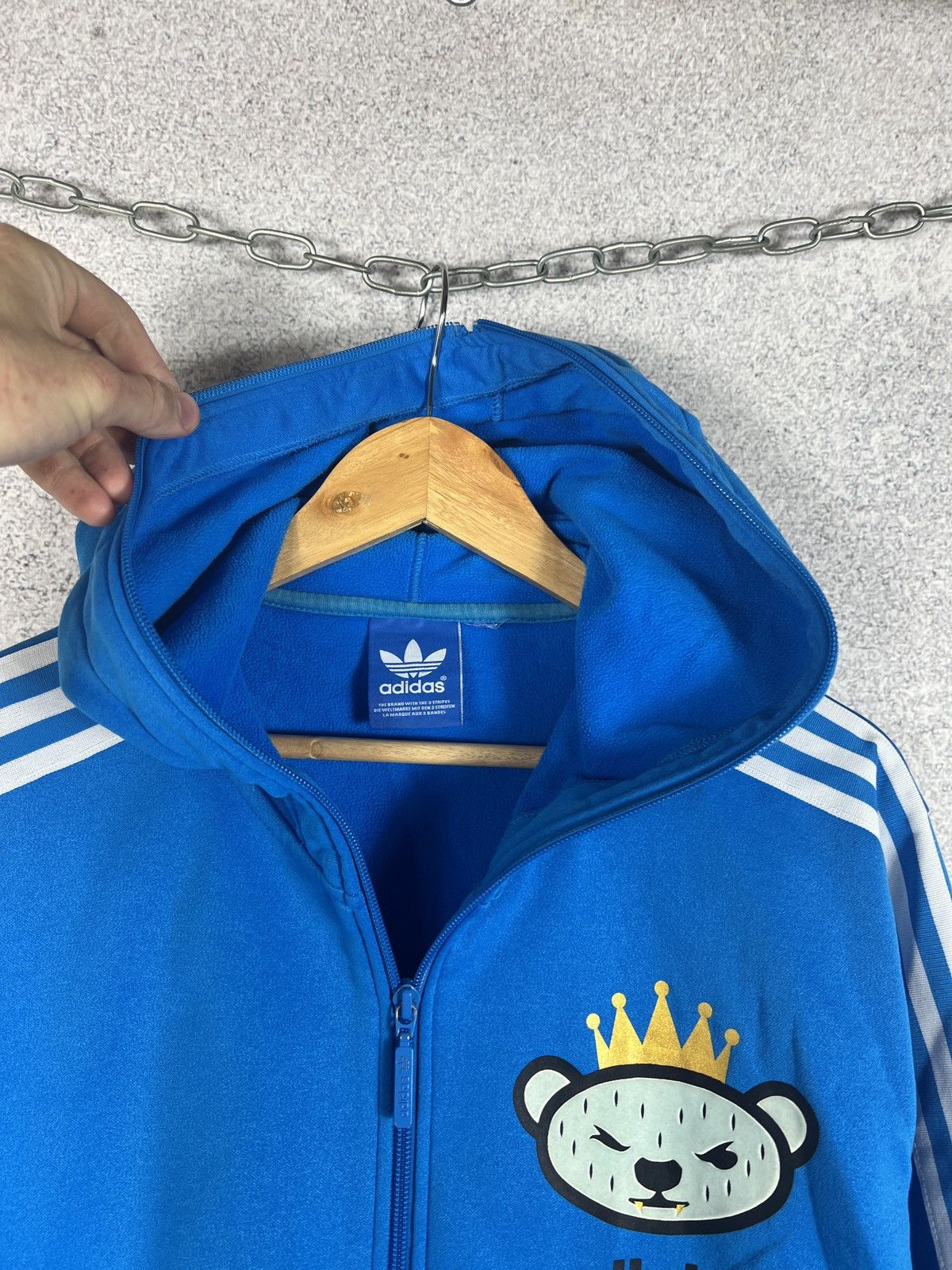 Adidas × Nigo Vintage Adidas X Nigo Bear Hoodie Track Jacket Size US L / EU 52-54 / 3 - 7 Thumbnail