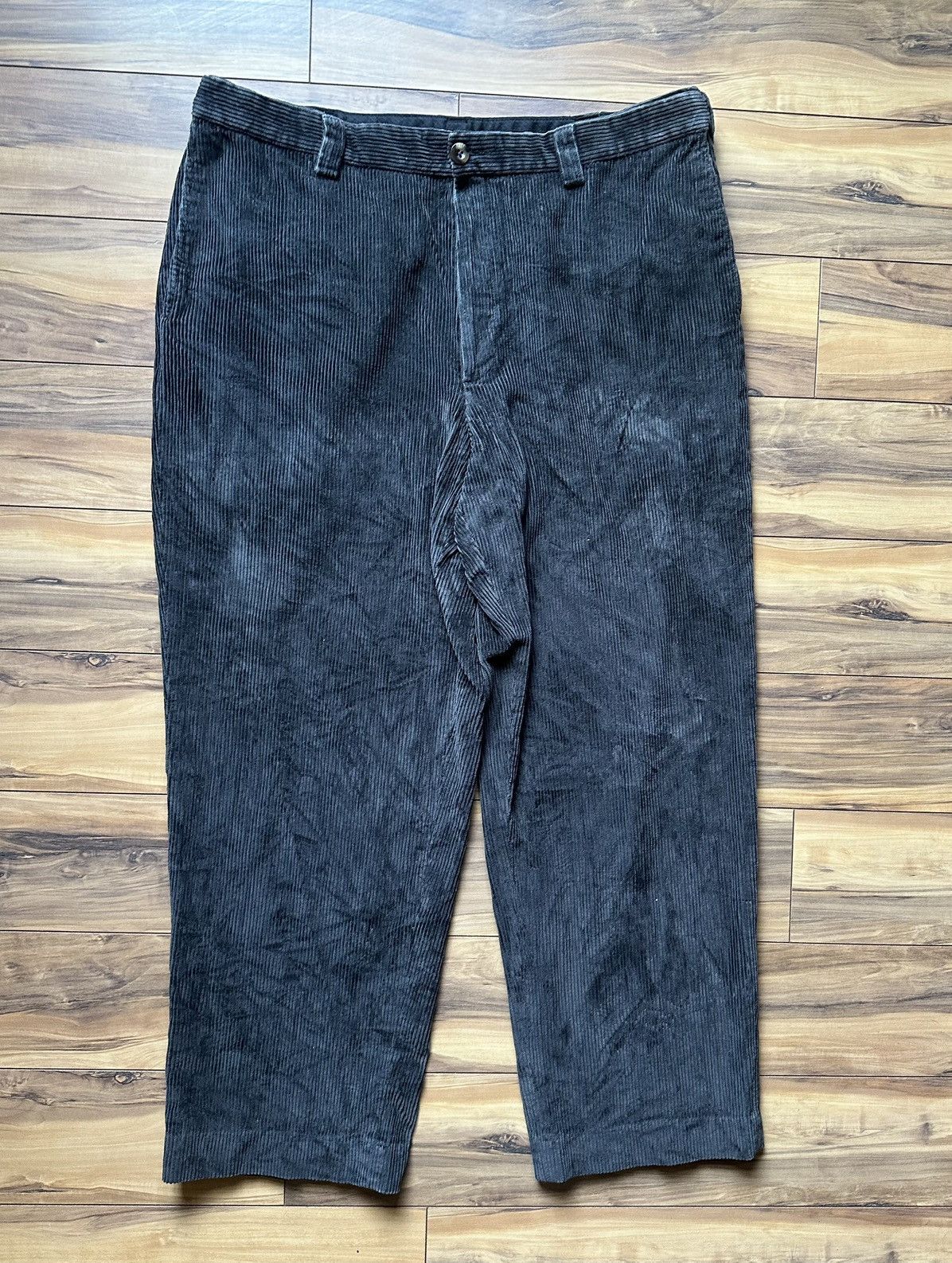 L.L. Bean L.L. Bean Men's Dark Gray/BlueCorduroy Pants Size US 32 / EU 48 - 1 Thumbnail