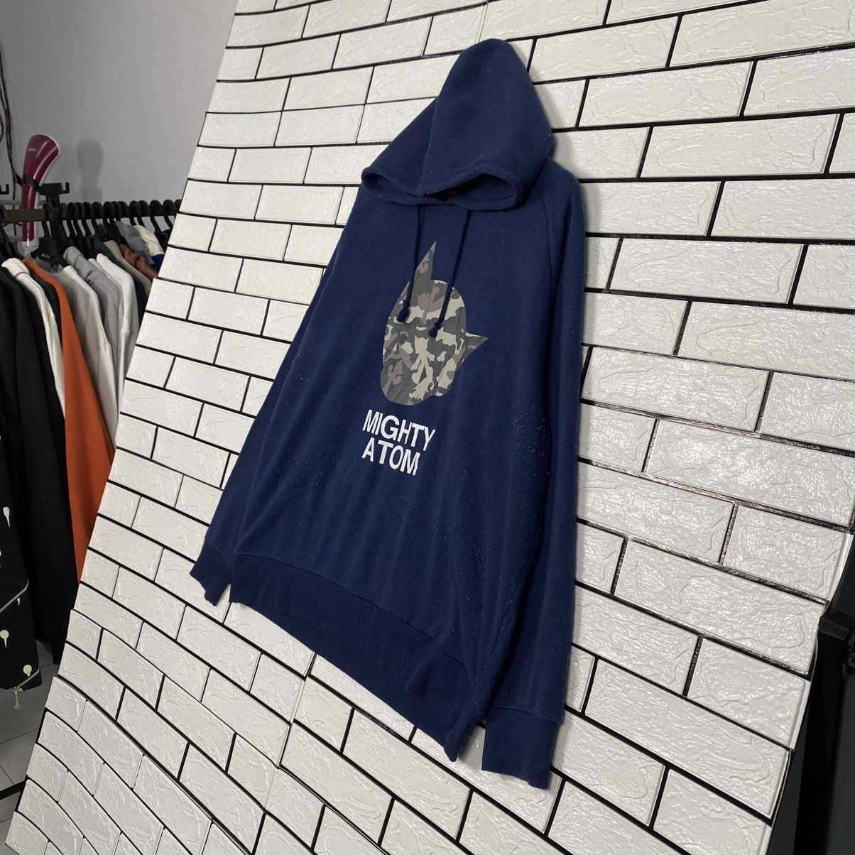 Japanese Brand Vintage Hoodie Pull Over Mighty Atom Cartoon Japan Big Logo Size US L / EU 52-54 / 3 - 3 Thumbnail