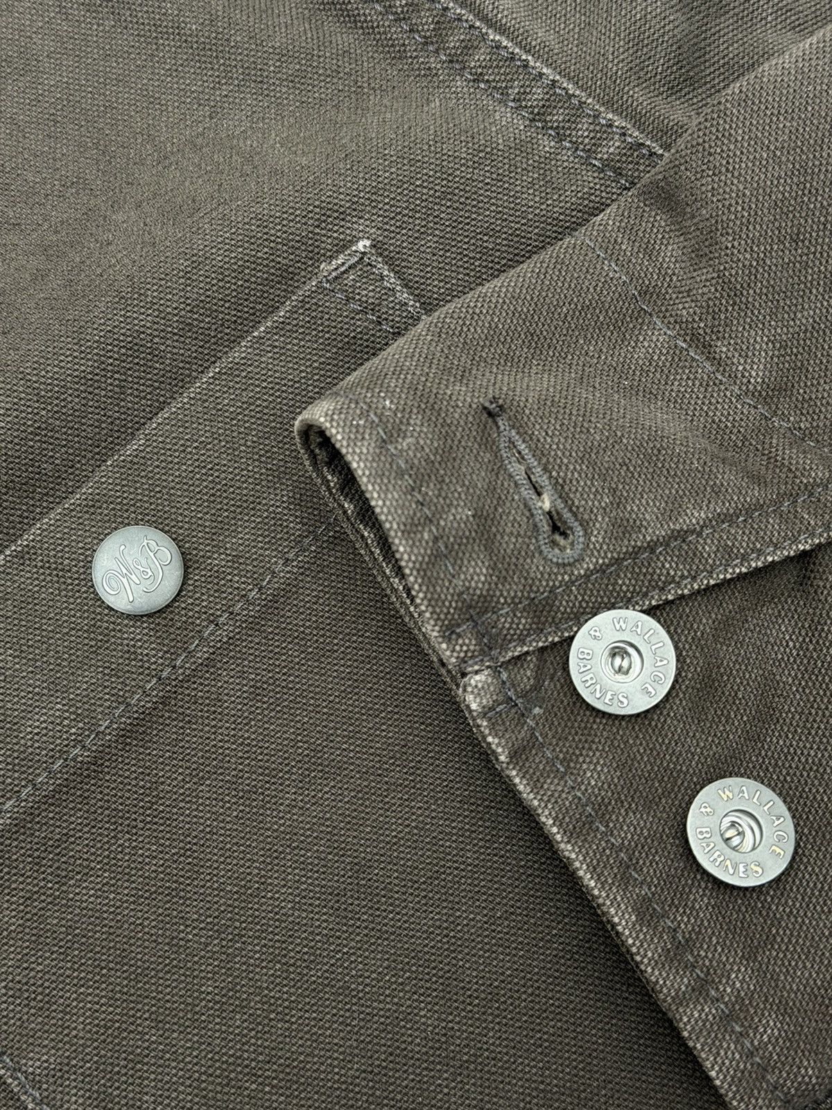 Wallace & Barnes Wallace & Barnes Brown Corduroy Collar Chore Coat Workwear M Size US M / EU 48-50 / 2 - 9 Thumbnail