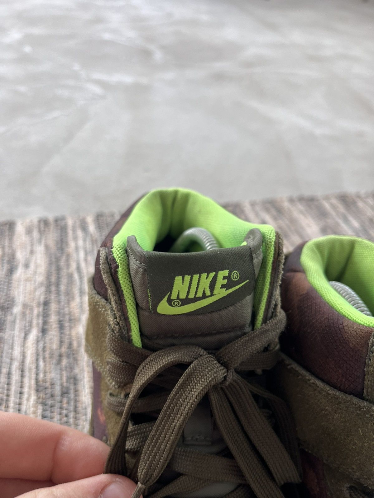 Nike Vintage Nike Dunk Sky Hi Camo Wedge Sneakers Y2K Rare Size US 5.5 / IT 35.5 - 14 Thumbnail