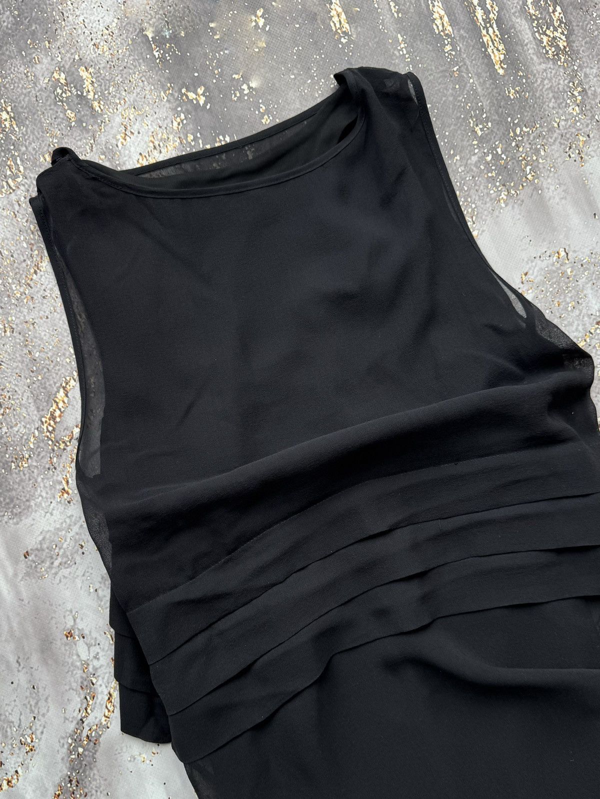 Bebe Bebe Vintage Silk Mesh Asymmetrical Dress Size S / US 4 / IT 40 - 13 Thumbnail